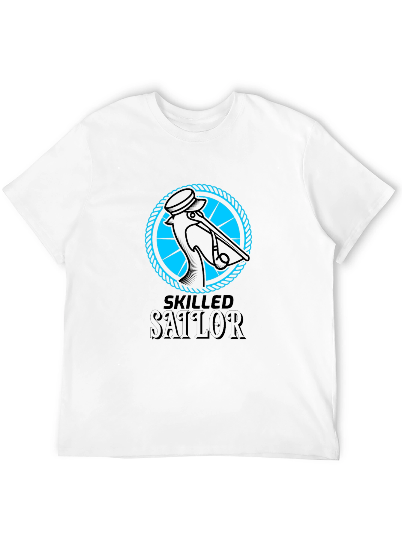 Skilled Sailor Graphic Tee - Black