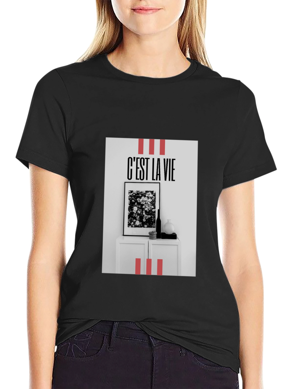 Cest La Vie Graphic T-Shirt - Stylish Casual Tee