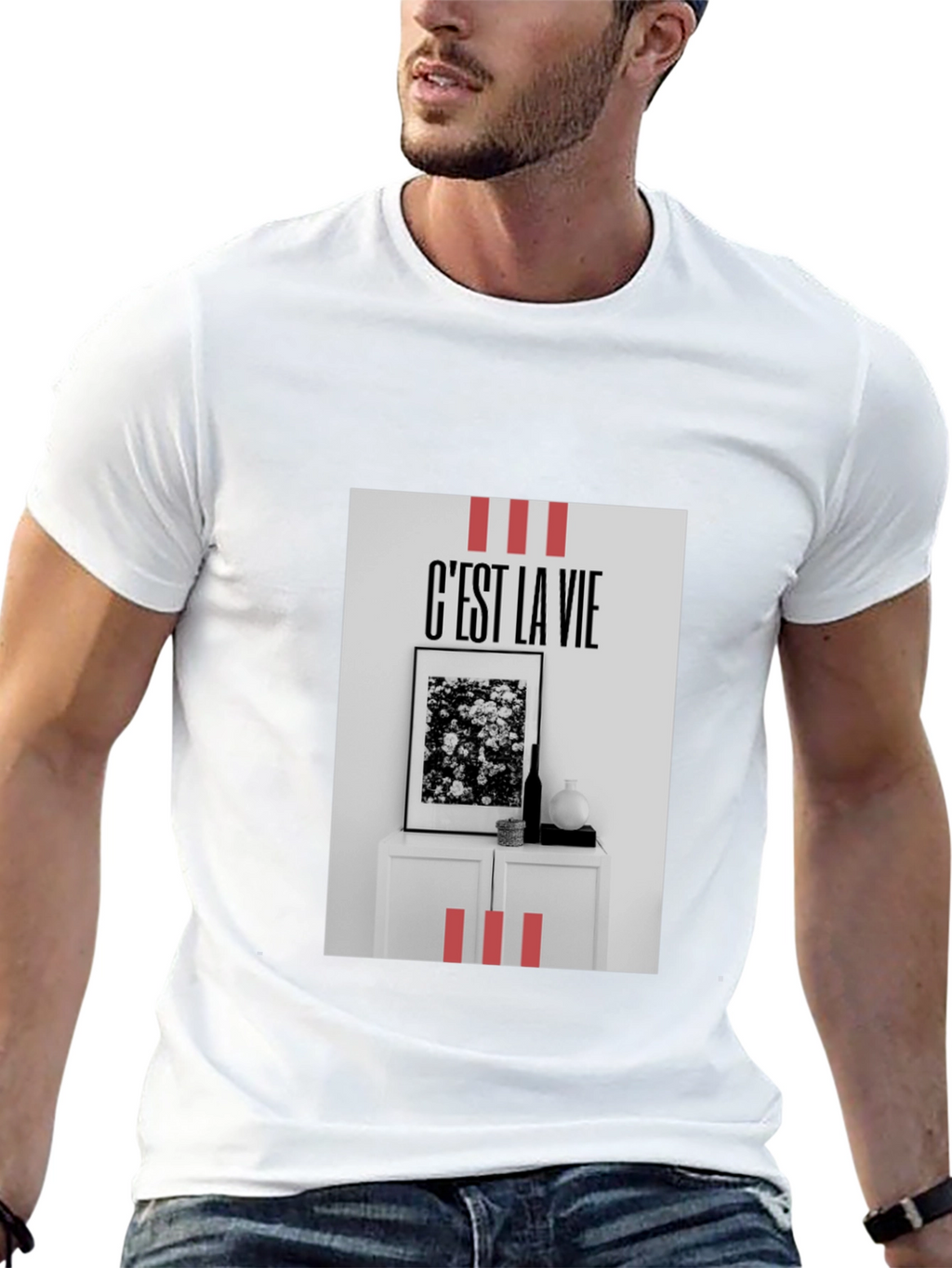 Cest La Vie Graphic T-Shirt - Stylish Casual Tee