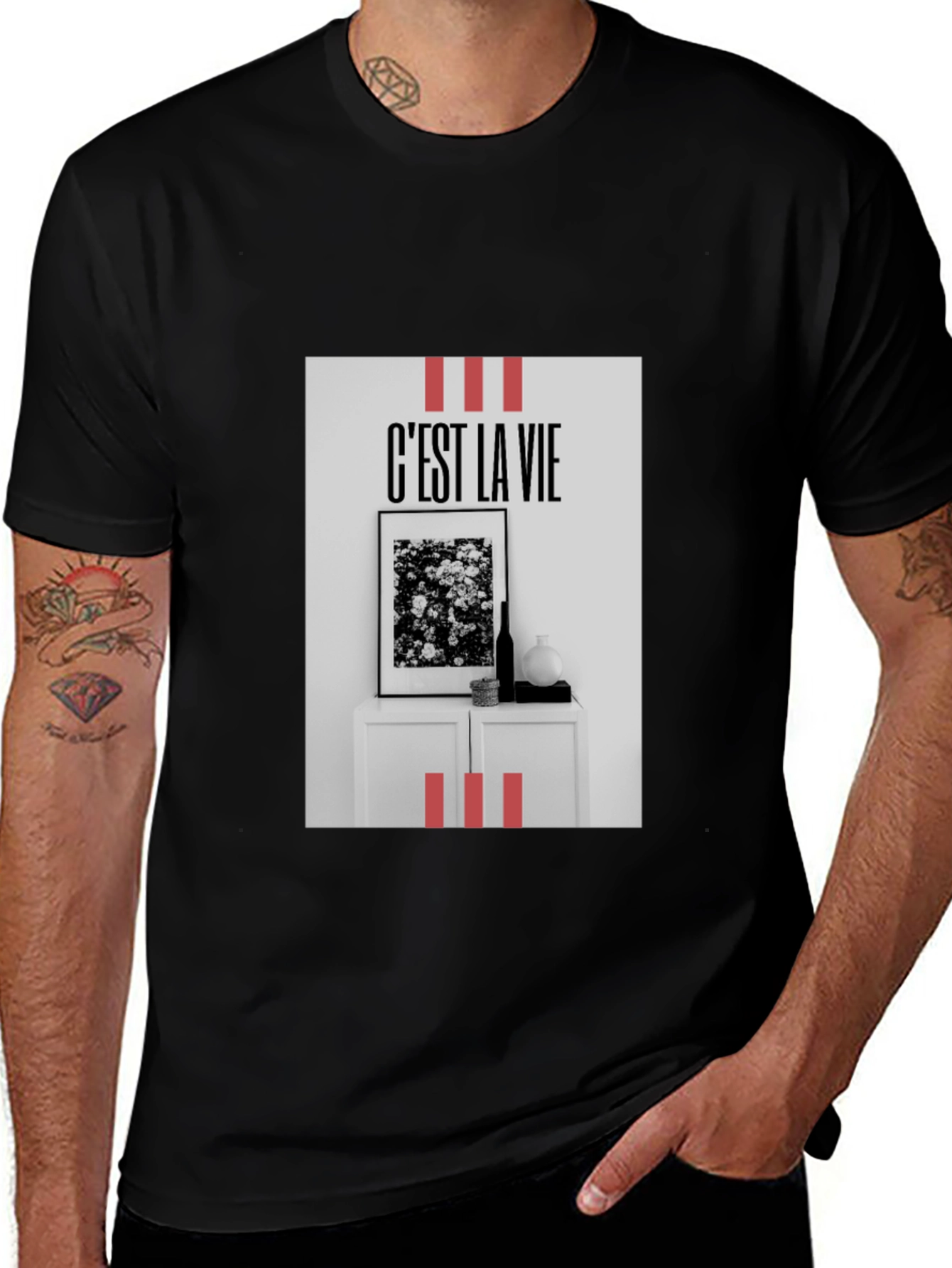 Cest La Vie Graphic T-Shirt - Stylish Casual Tee