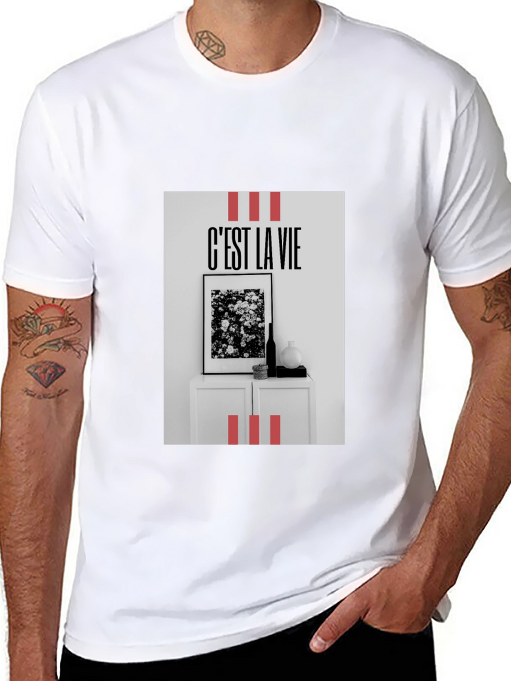 Cest La Vie Graphic T-Shirt - Stylish Casual Tee