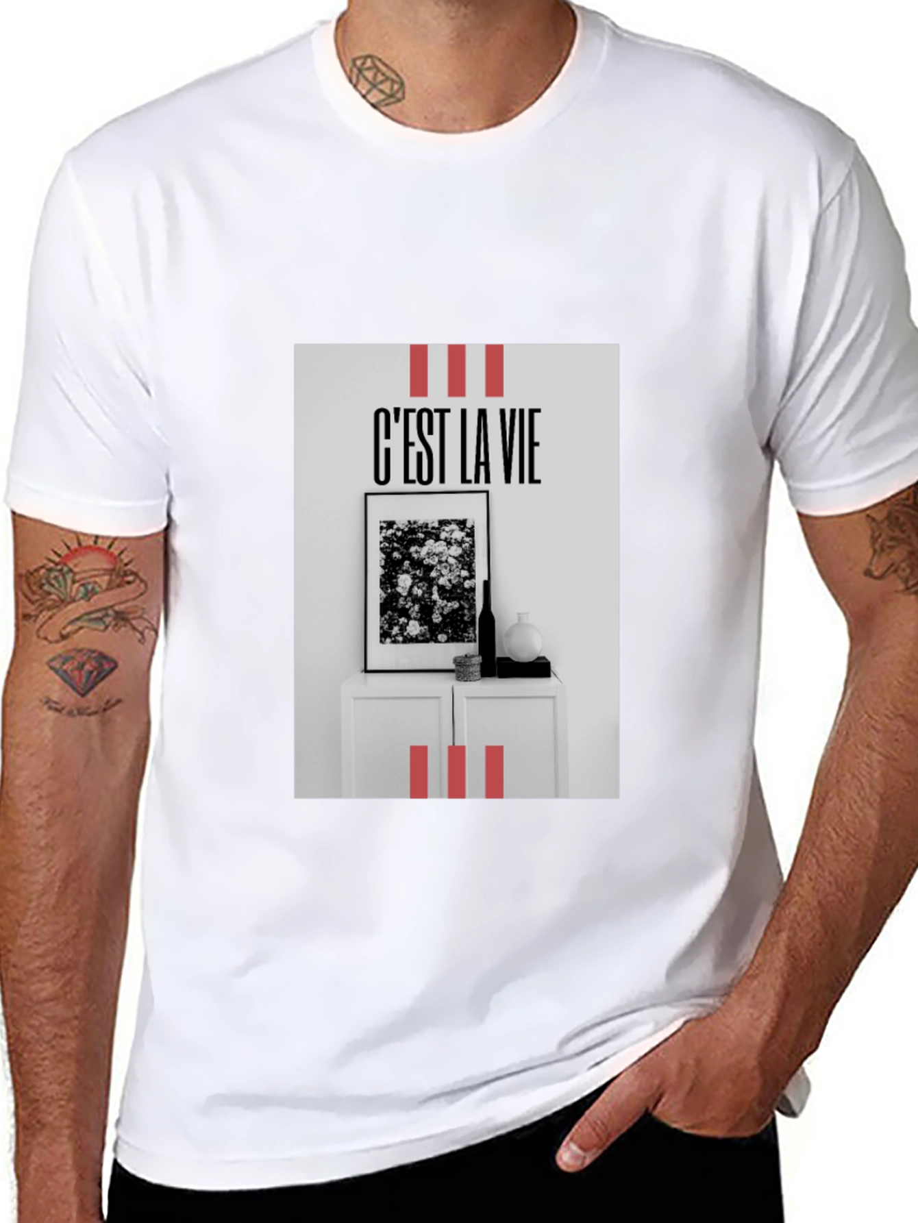 Cest La Vie Graphic T-Shirt - Stylish Casual Tee