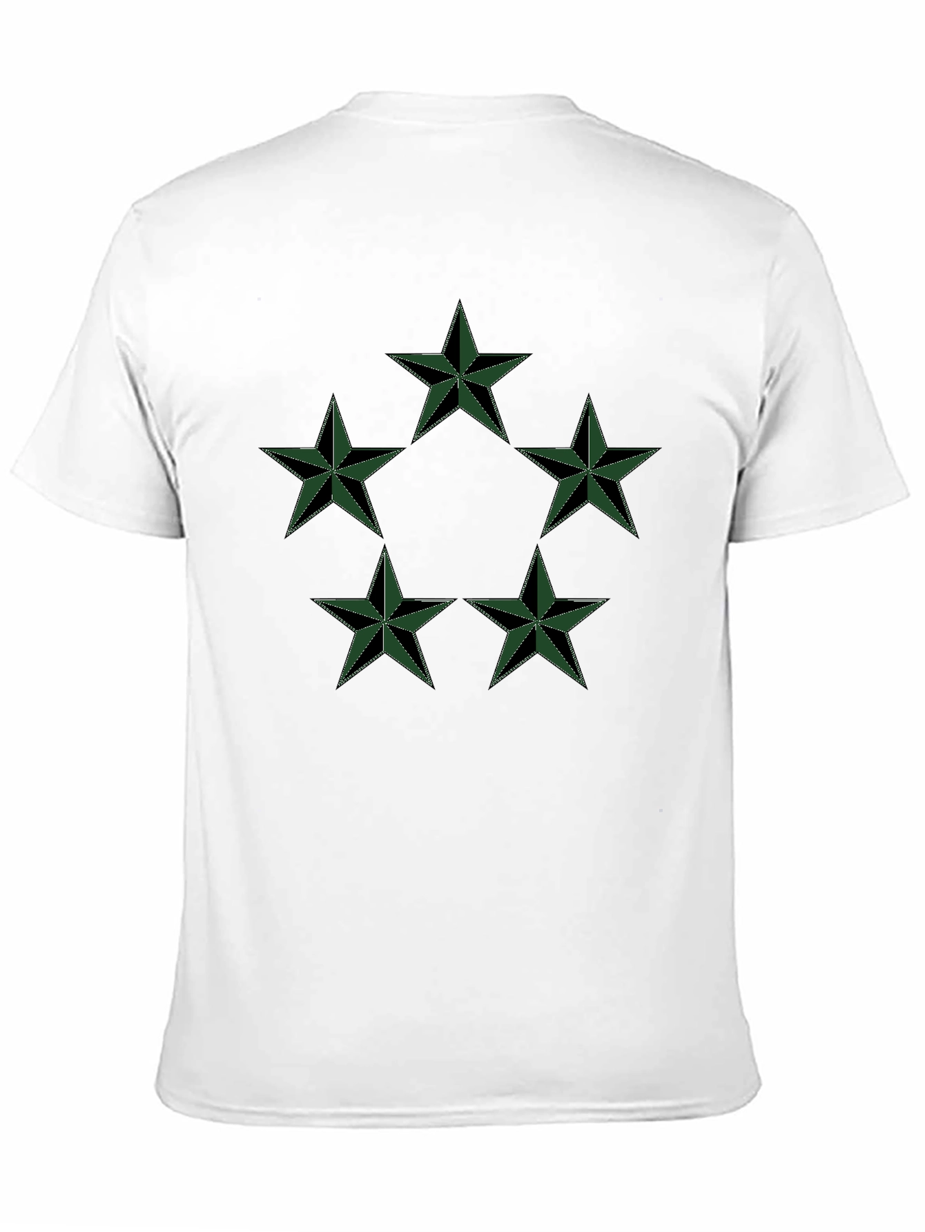 Star Circle Graphic Black T-Shirt