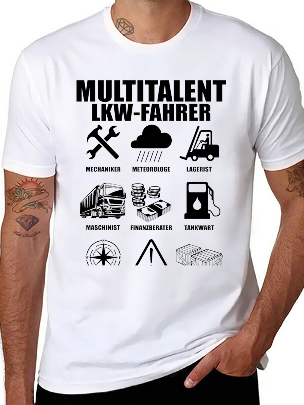 Multitalent LKW-Fahrer T-Shirt Driver Gift