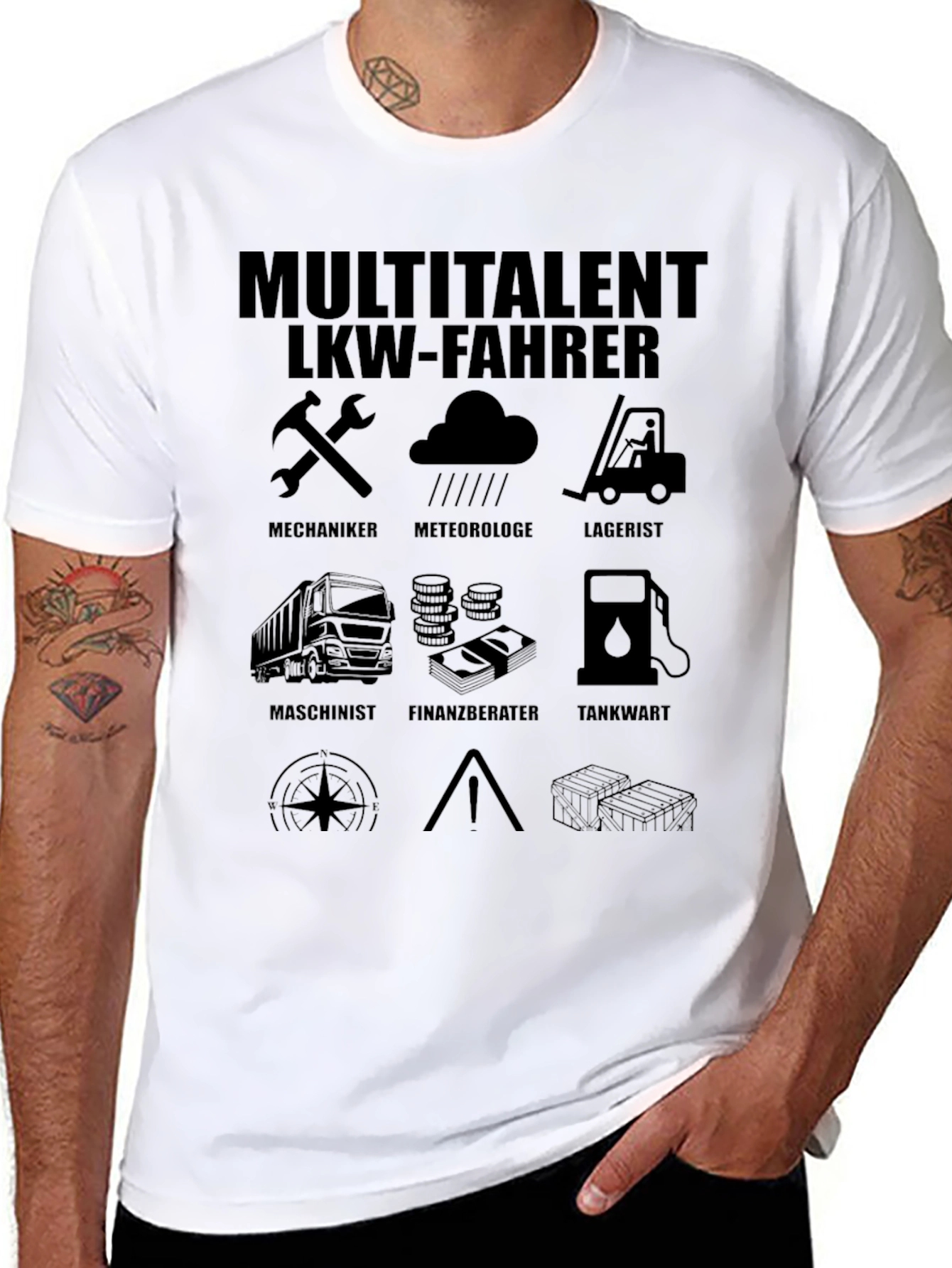 Multitalent LKW-Fahrer T-Shirt Driver Gift