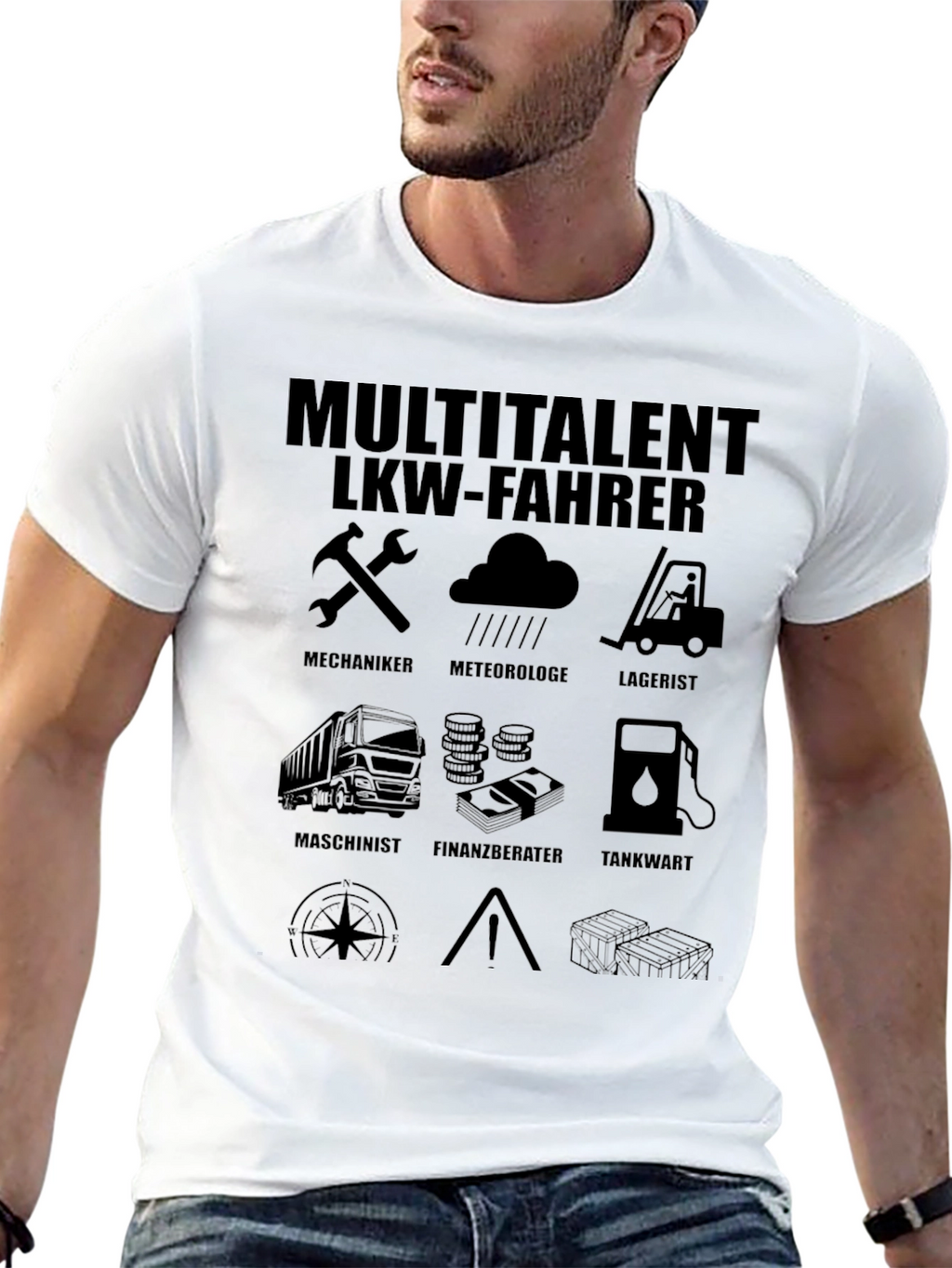 Multitalent LKW-Fahrer T-Shirt Driver Gift
