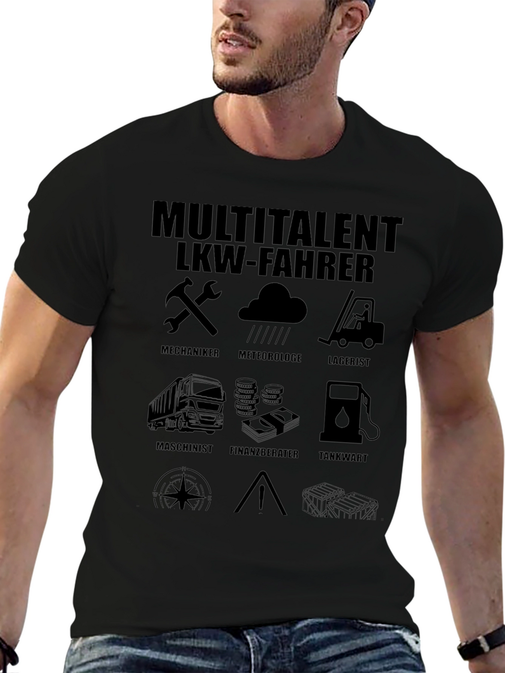Multitalent LKW-Fahrer T-Shirt Driver Gift