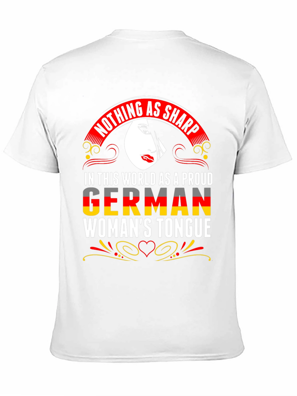 German Womans Tongue Graphic T-Shirt