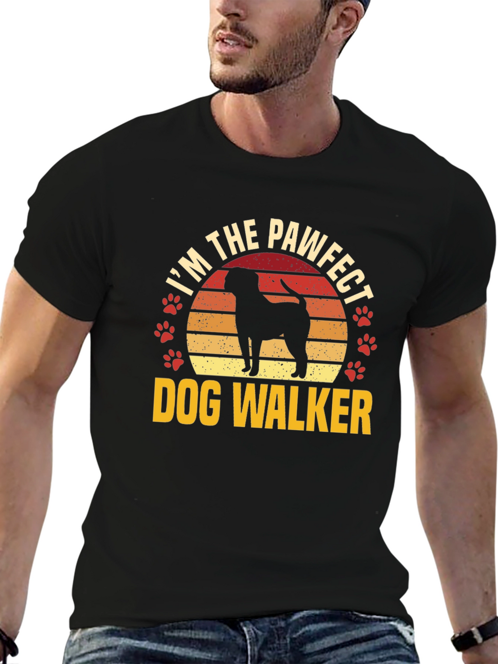 Pawfect Dog Walker T-Shirt - Dog Lover Tee