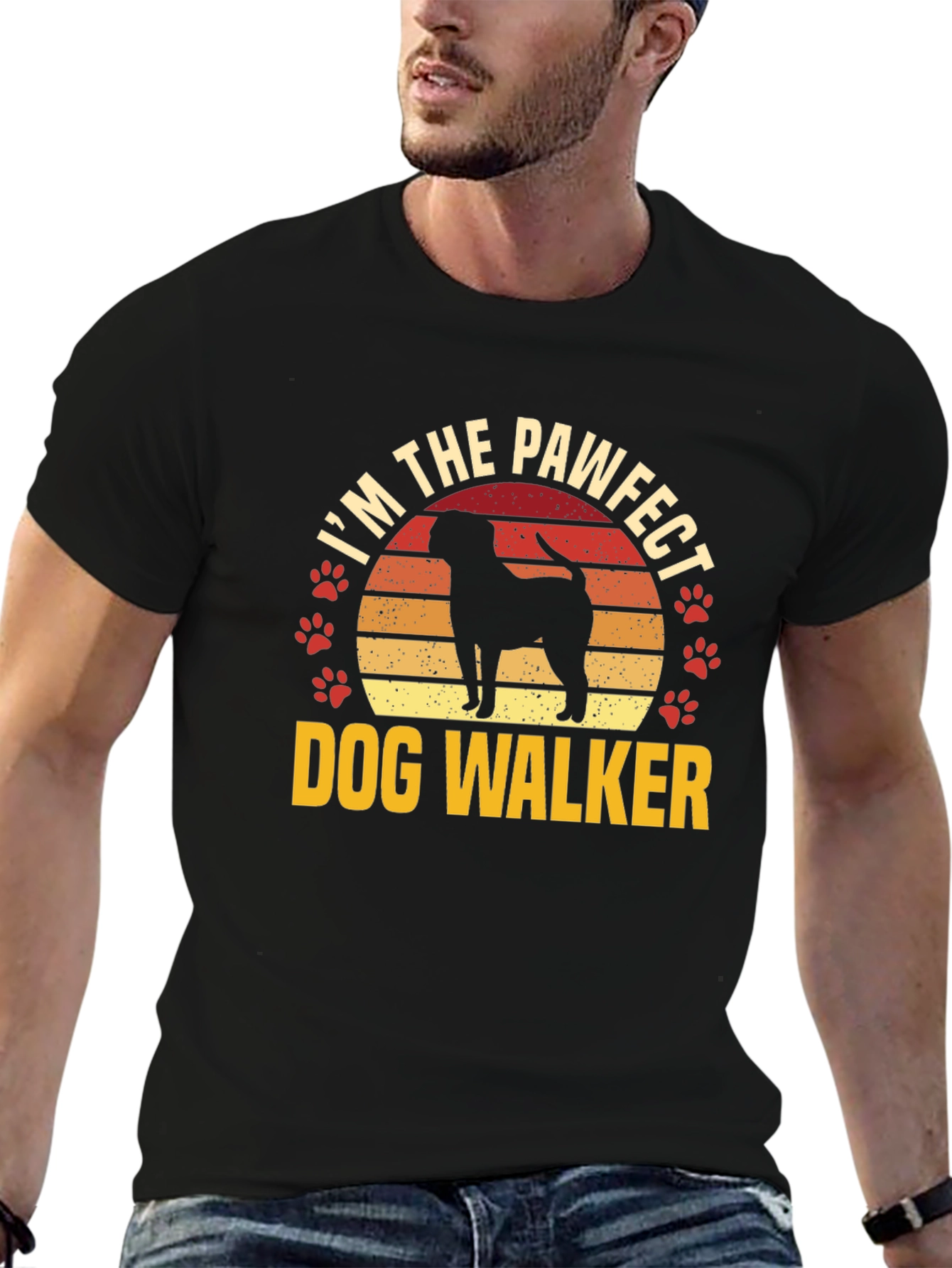 Pawfect Dog Walker T-Shirt - Dog Lover Tee