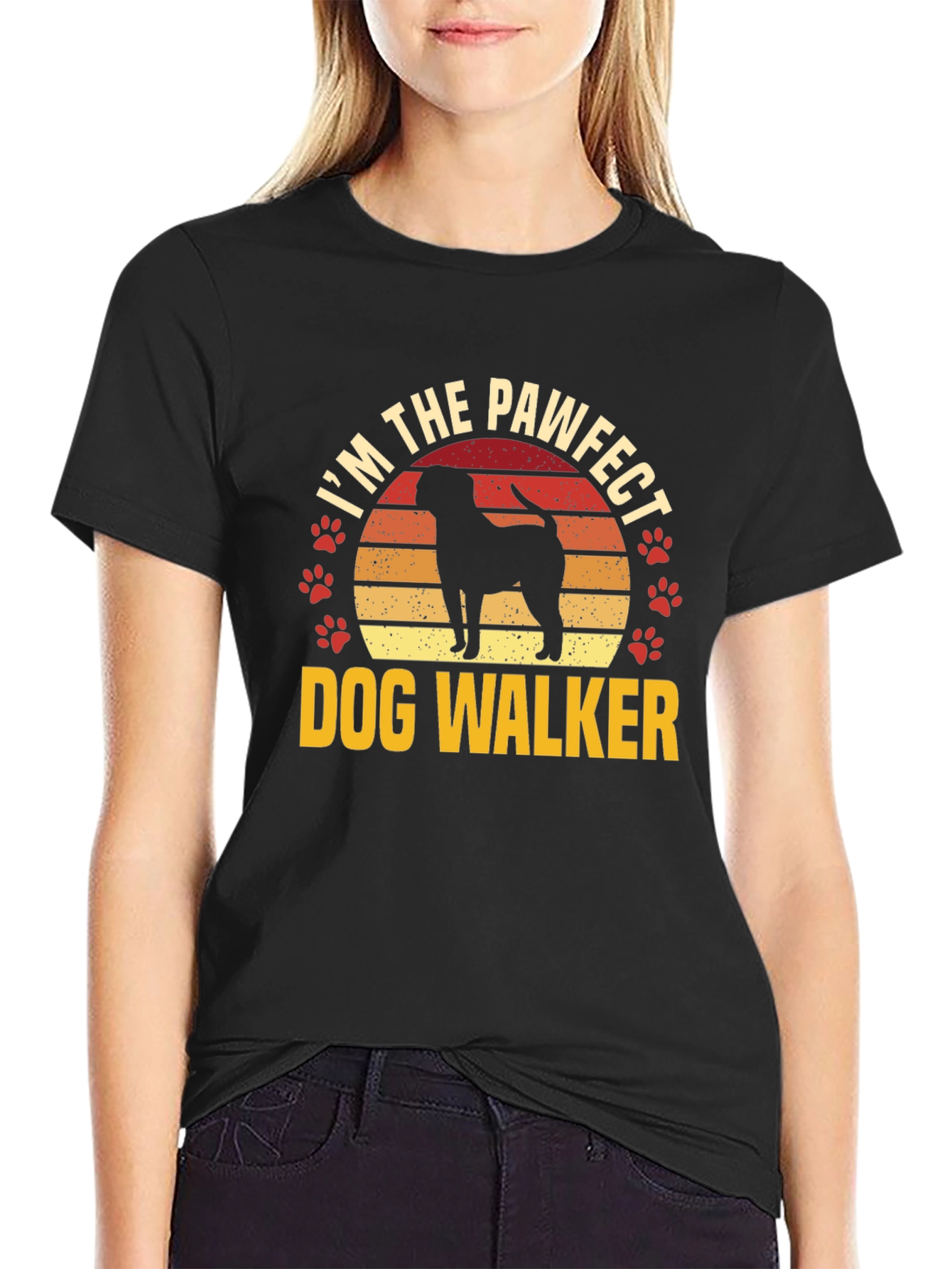 Pawfect Dog Walker T-Shirt - Dog Lover Tee