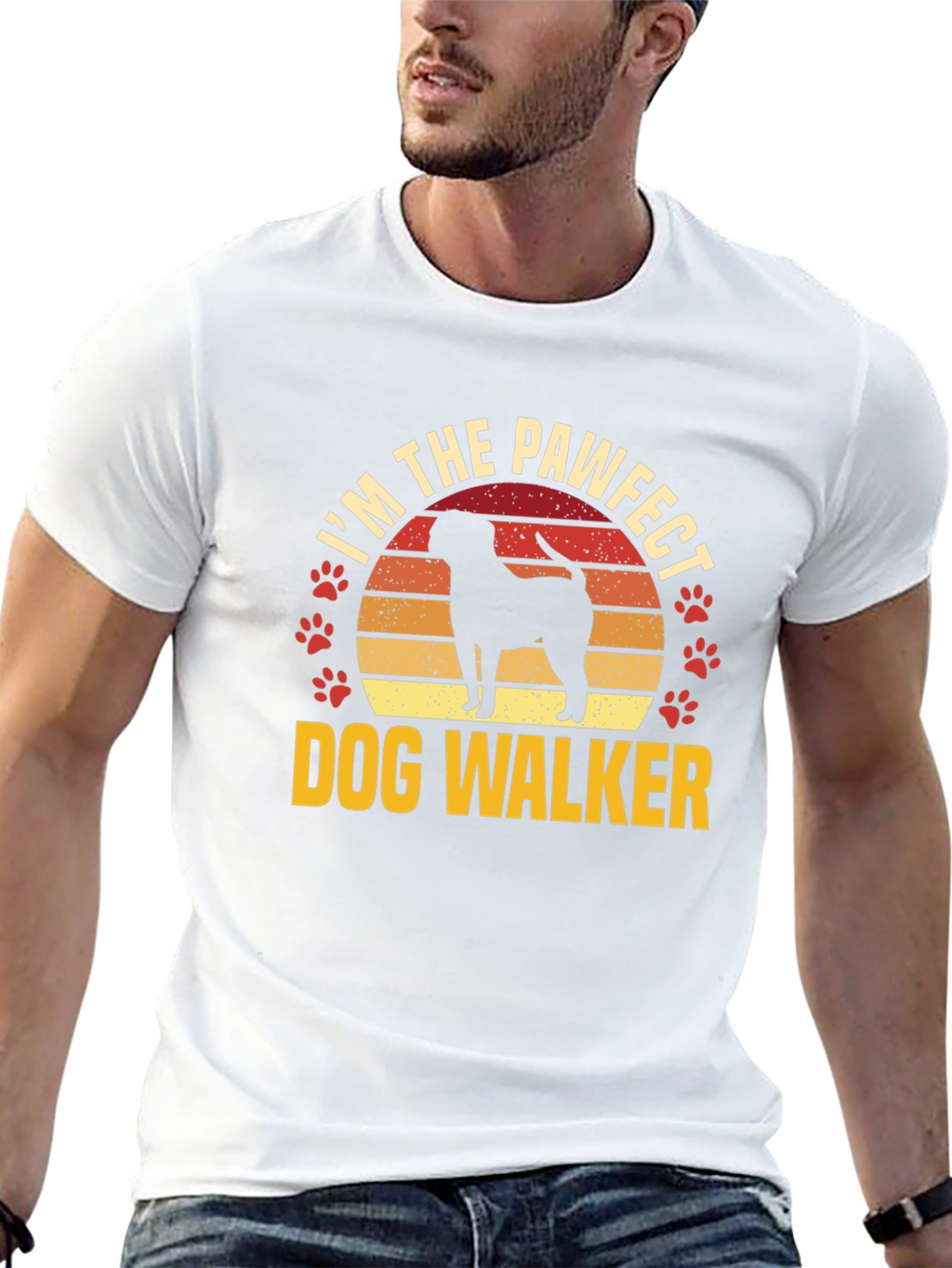 Pawfect Dog Walker T-Shirt - Dog Lover Tee