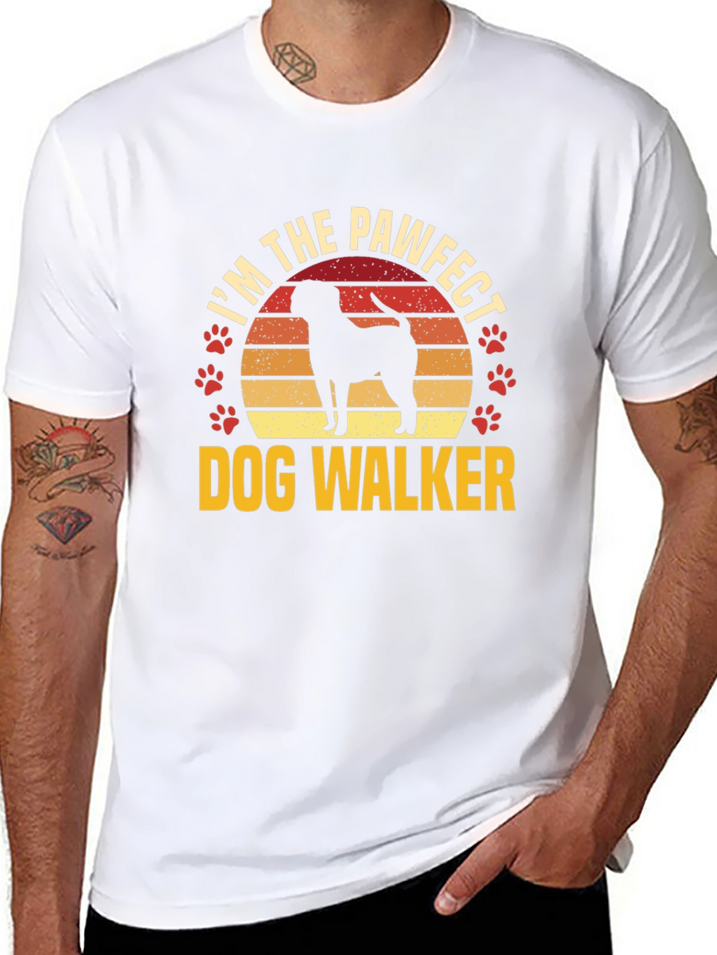 Pawfect Dog Walker T-Shirt - Dog Lover Tee