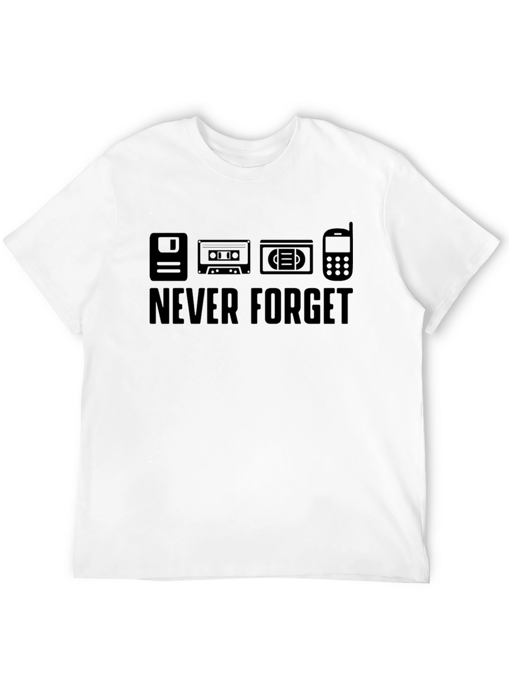 Retro Never Forget Graphic T-Shirt