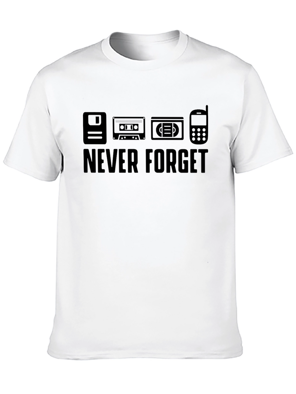 Retro Never Forget Graphic T-Shirt