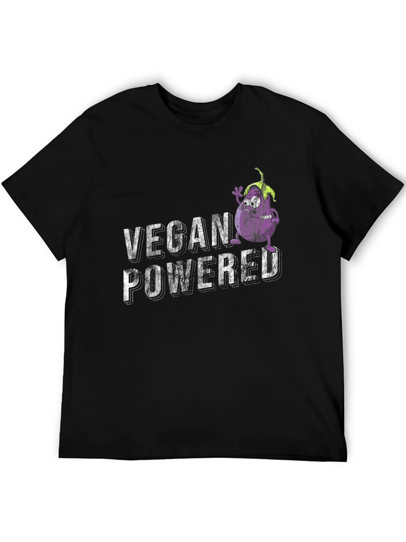 Vegan Powered Graphic Tee - Black T-Shirt