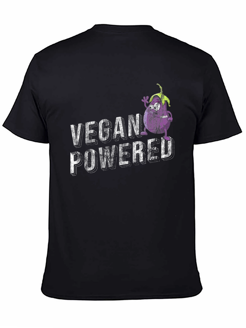 Vegan Powered Graphic Tee - Black T-Shirt