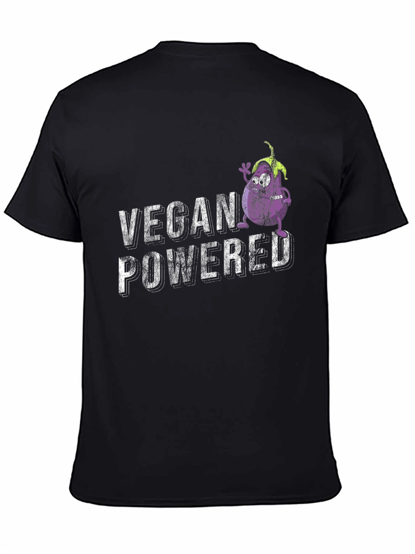 Vegan Powered Graphic Tee - Black T-Shirt