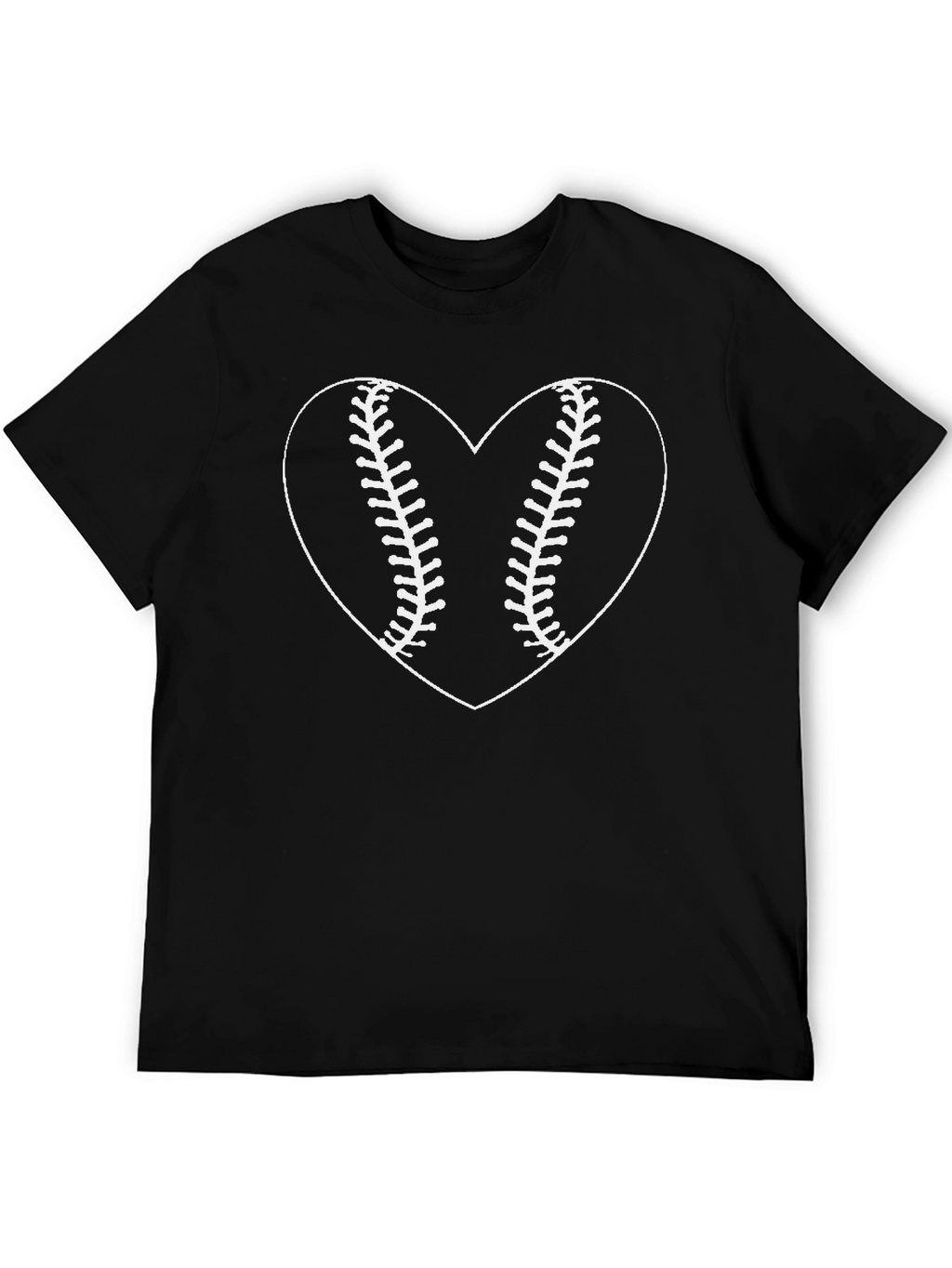 Baseball Heart Graphic Tee - Soft Cotton Shirt