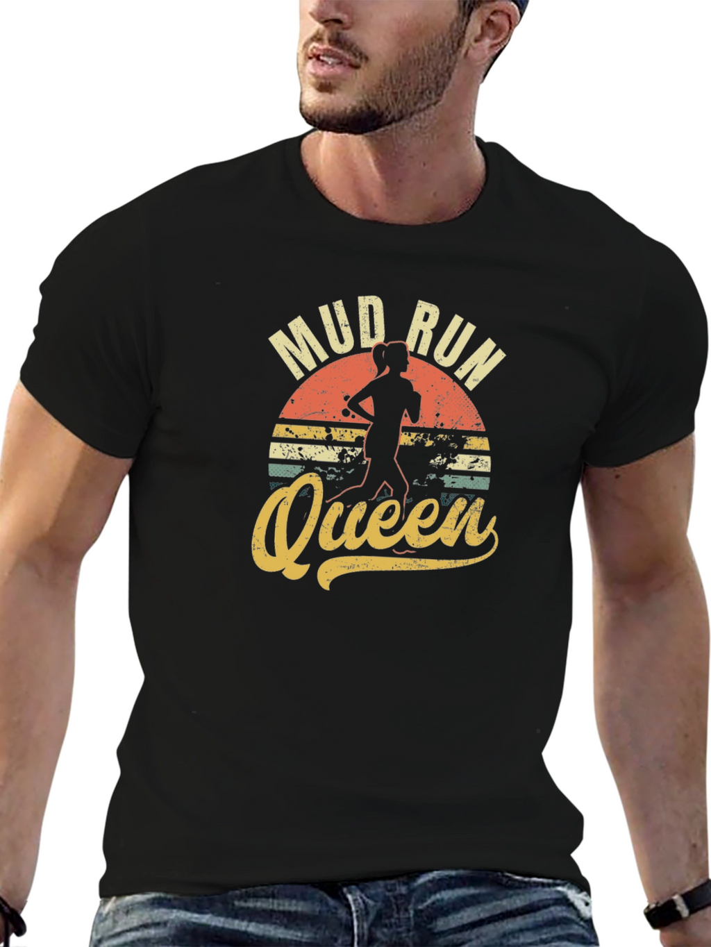 Mud Run Queen Graphic T-Shirt