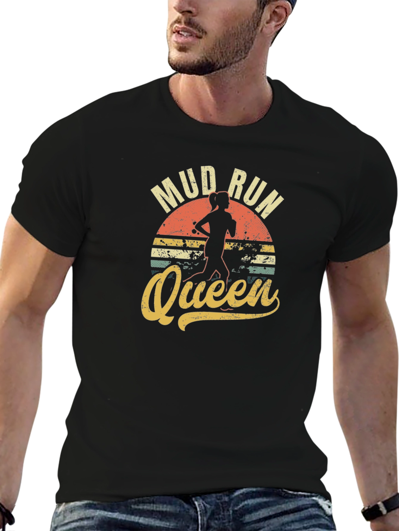 Mud Run Queen Graphic T-Shirt