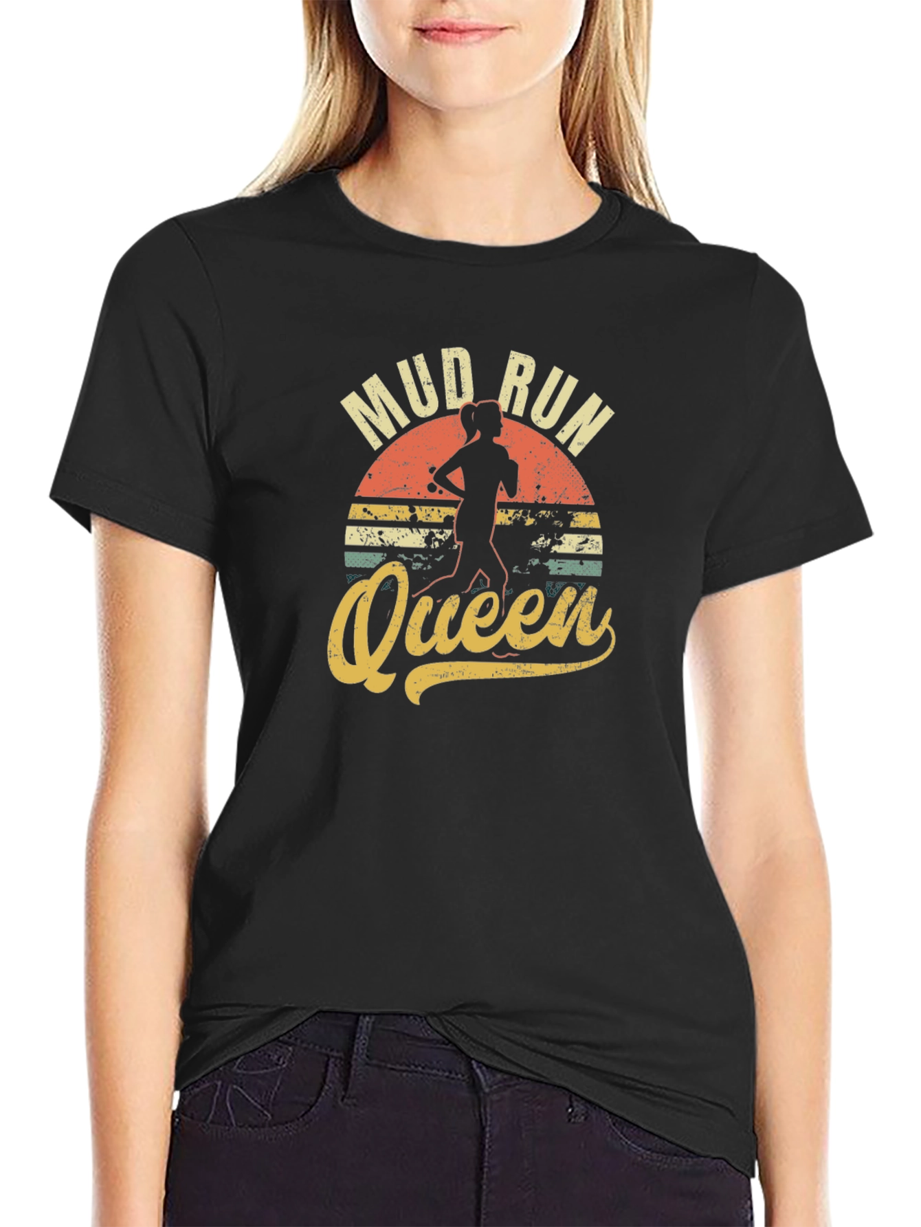 Mud Run Queen Graphic T-Shirt