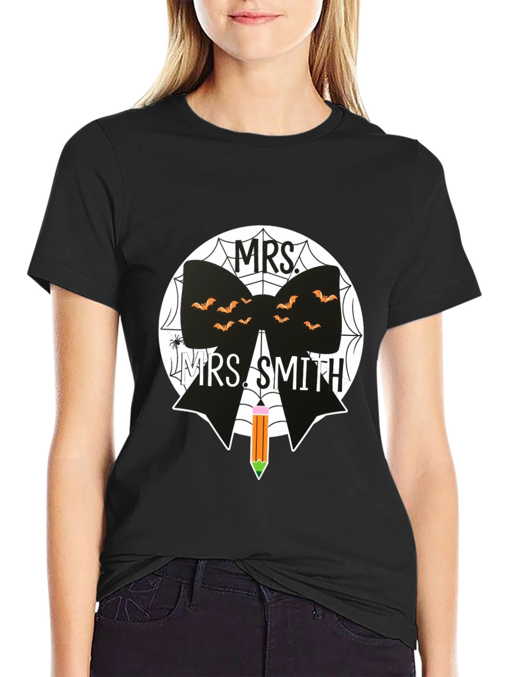 Mrs. Smith Halloween Teacher T-Shirt
