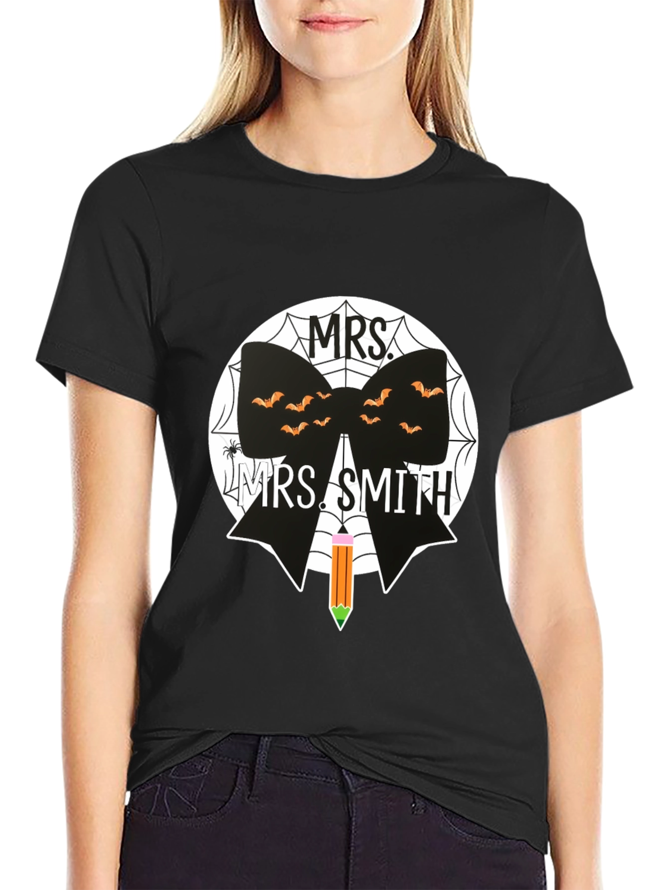 Mrs. Smith Halloween Teacher T-Shirt