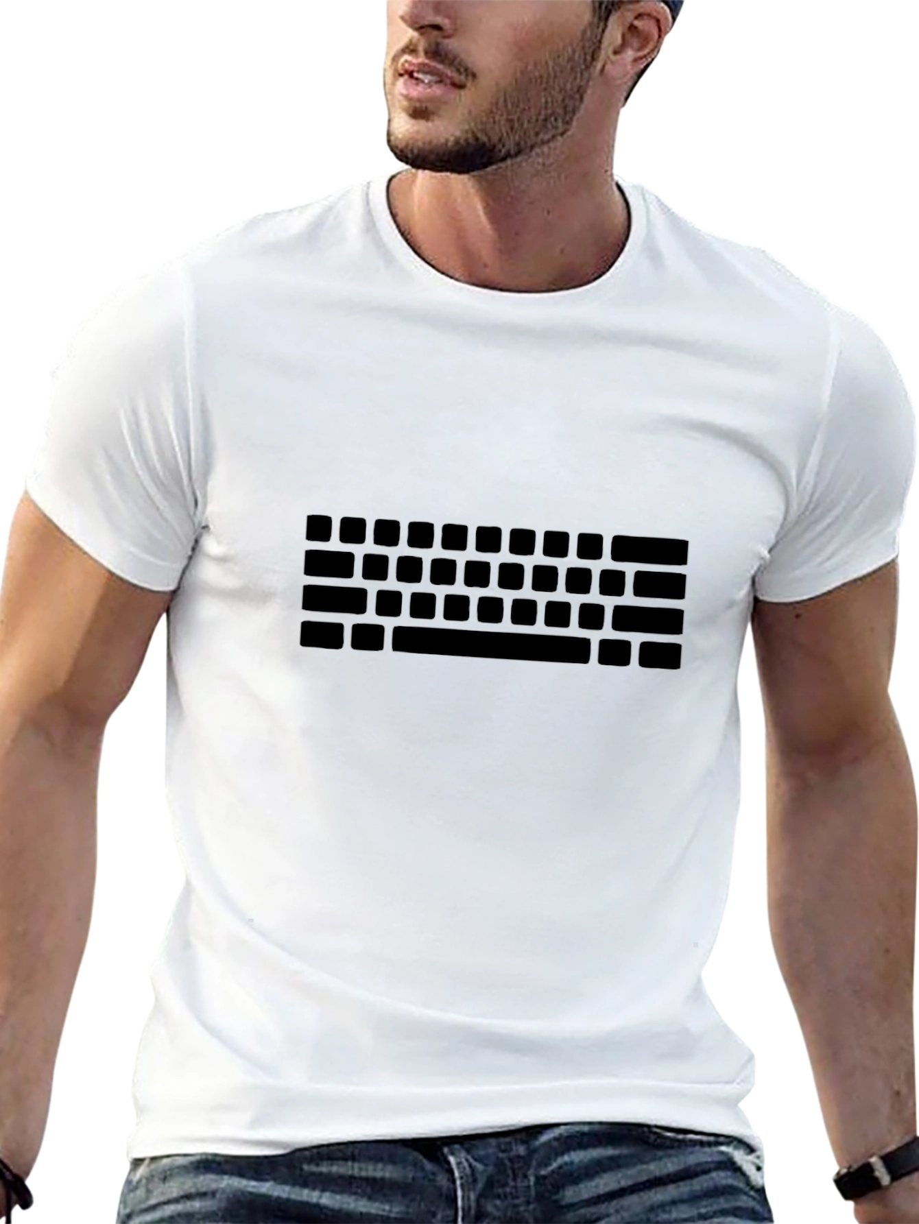 Keyboard Graphic Black T-Shirt