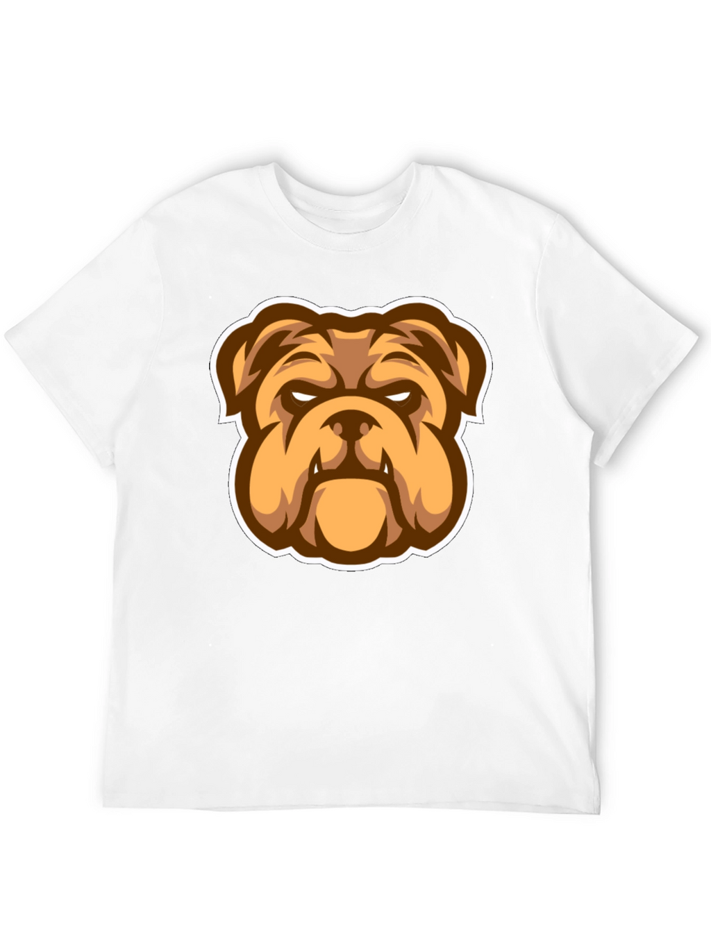 Bulldog Graphic Black T-Shirt - Stylish Mens Tee