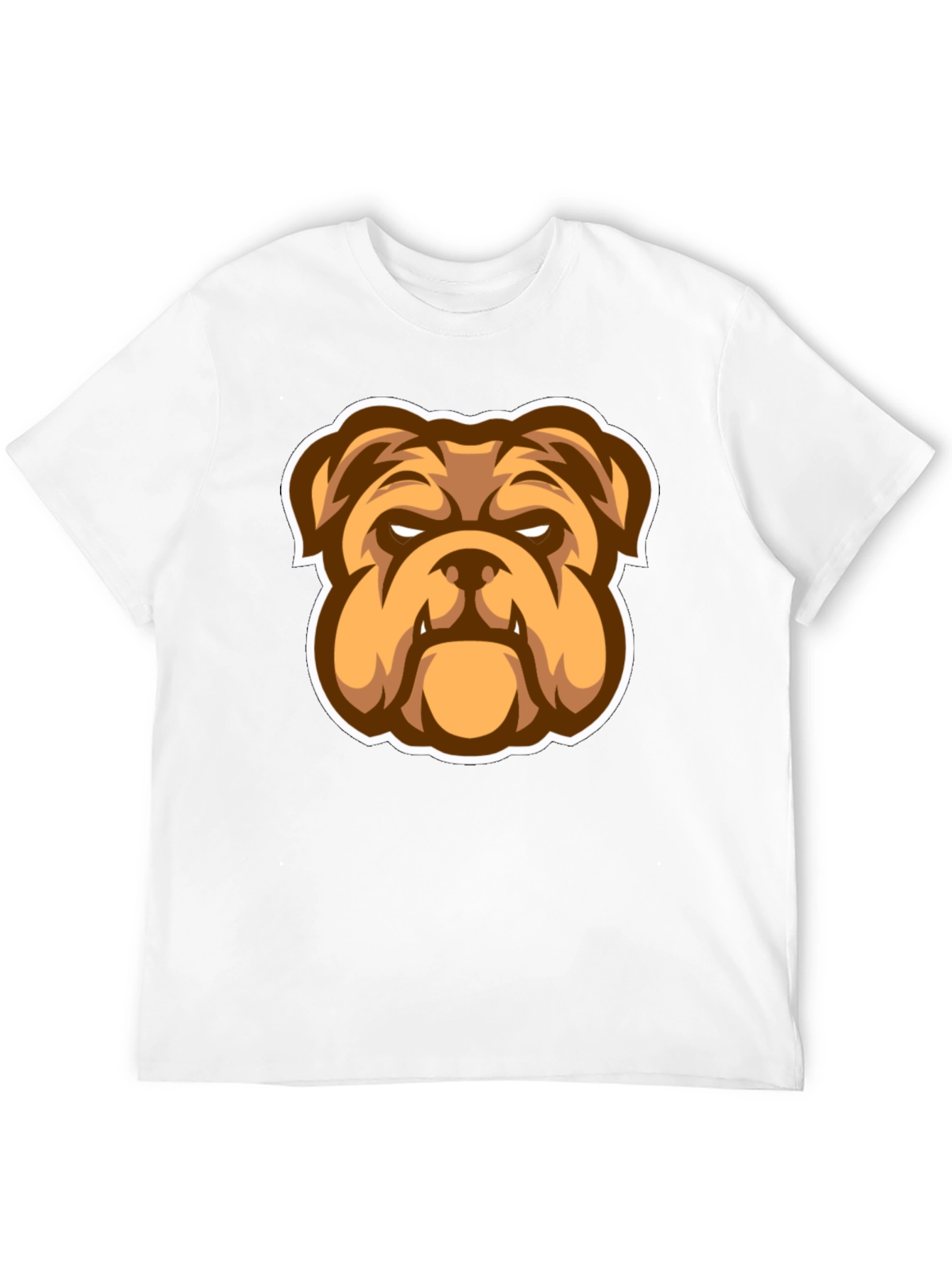 Bulldog Graphic Black T-Shirt - Stylish Mens Tee