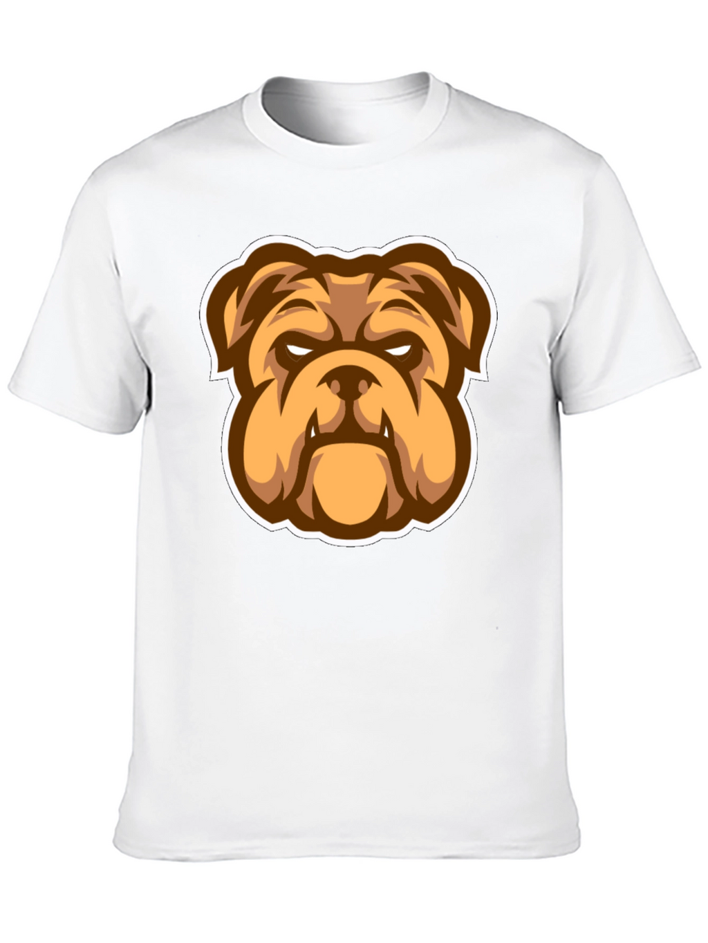 Bulldog Graphic Black T-Shirt - Stylish Mens Tee