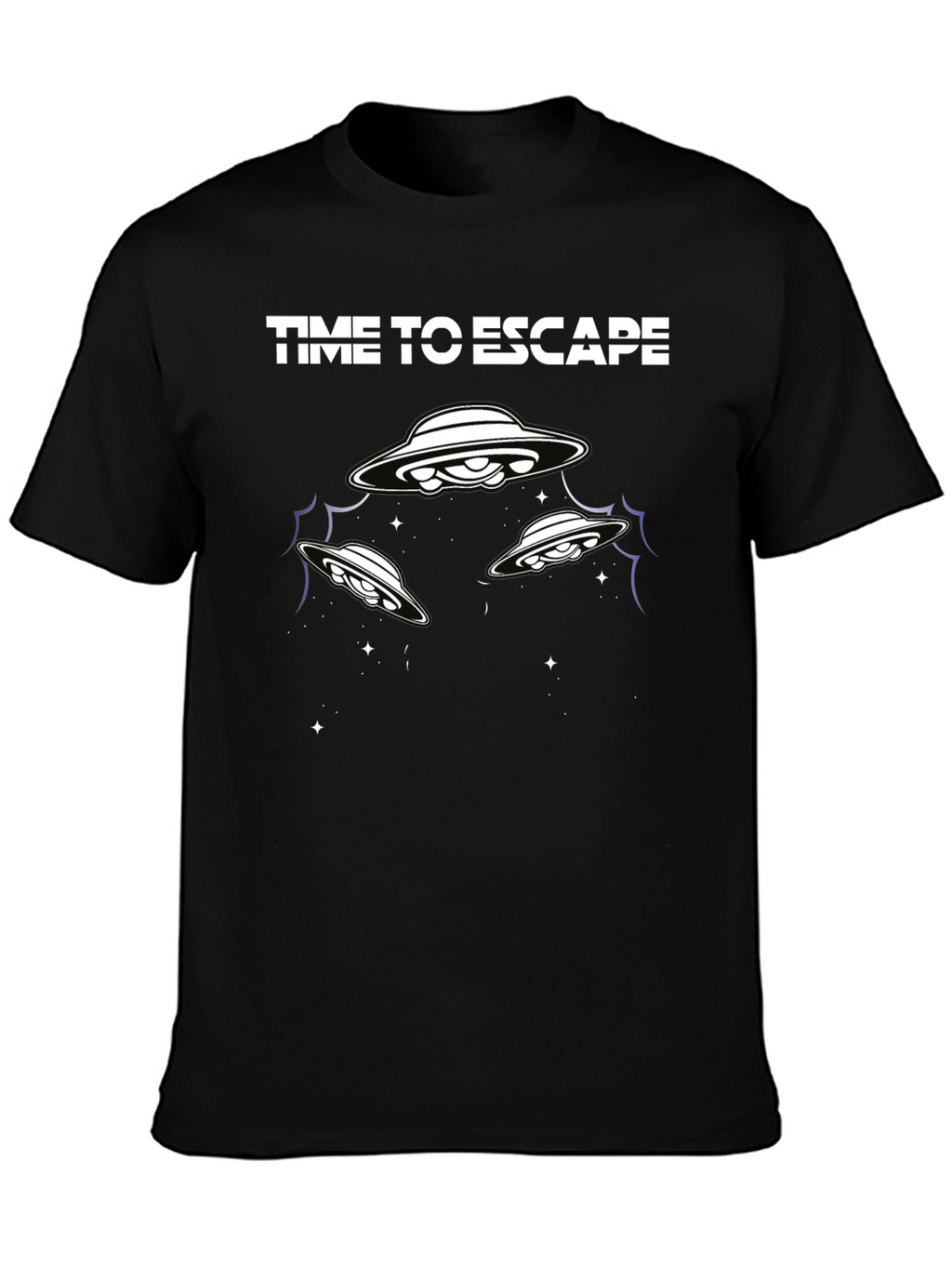 Time To Escape UFO Graphic T-Shirt