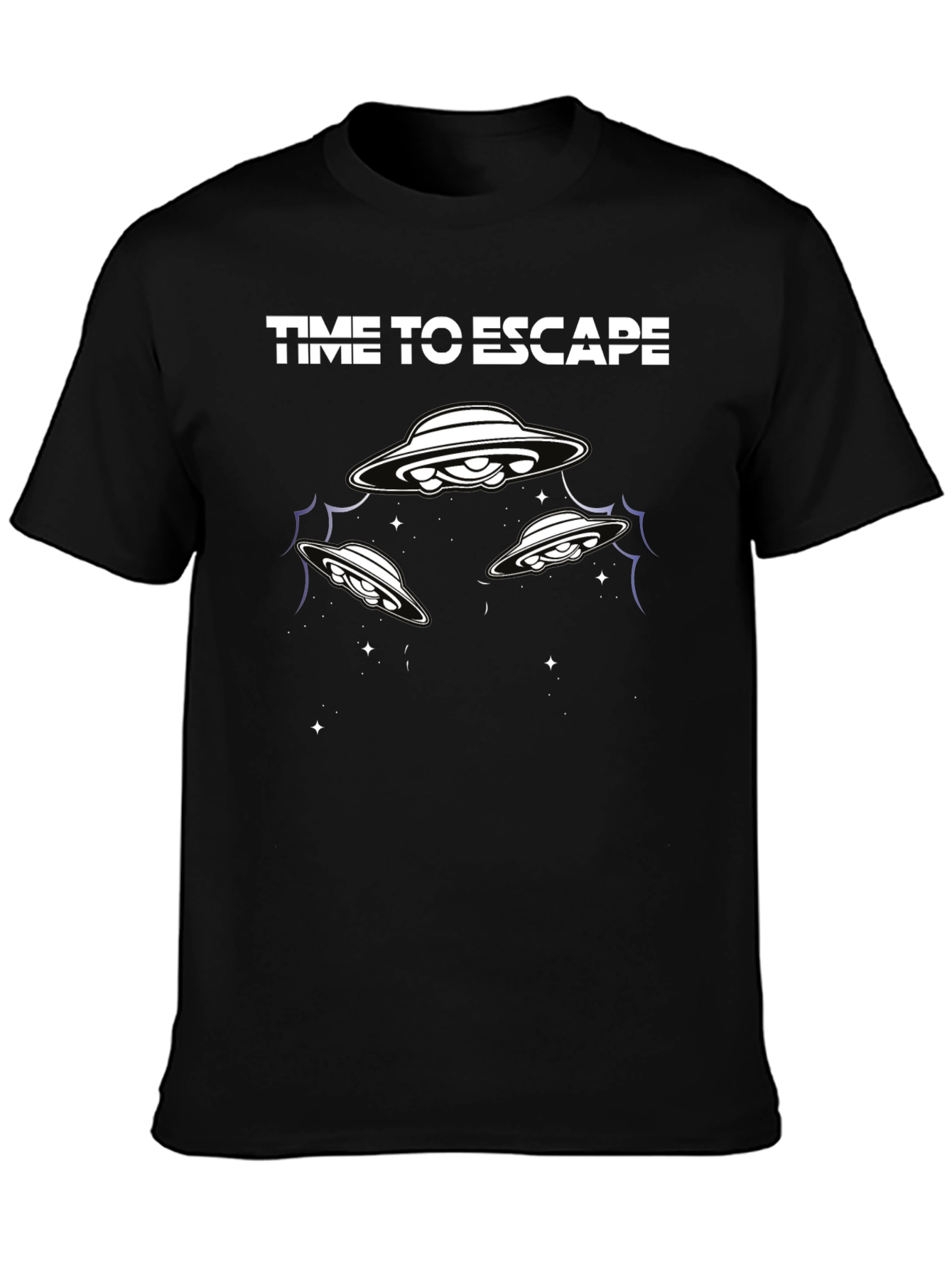 Time To Escape UFO Graphic T-Shirt