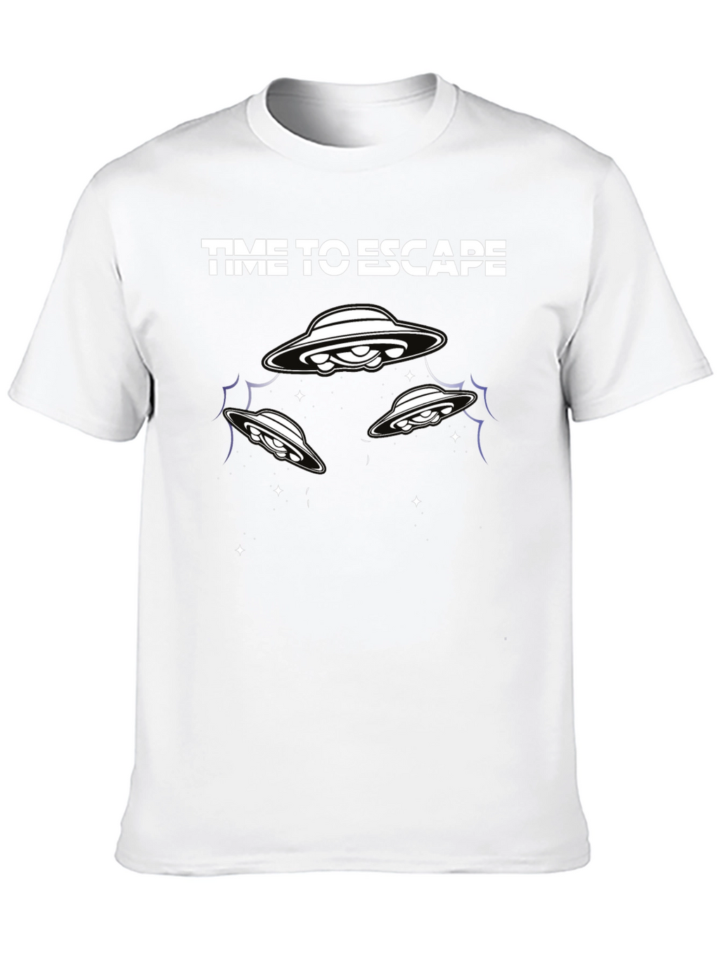 Time To Escape UFO Graphic T-Shirt