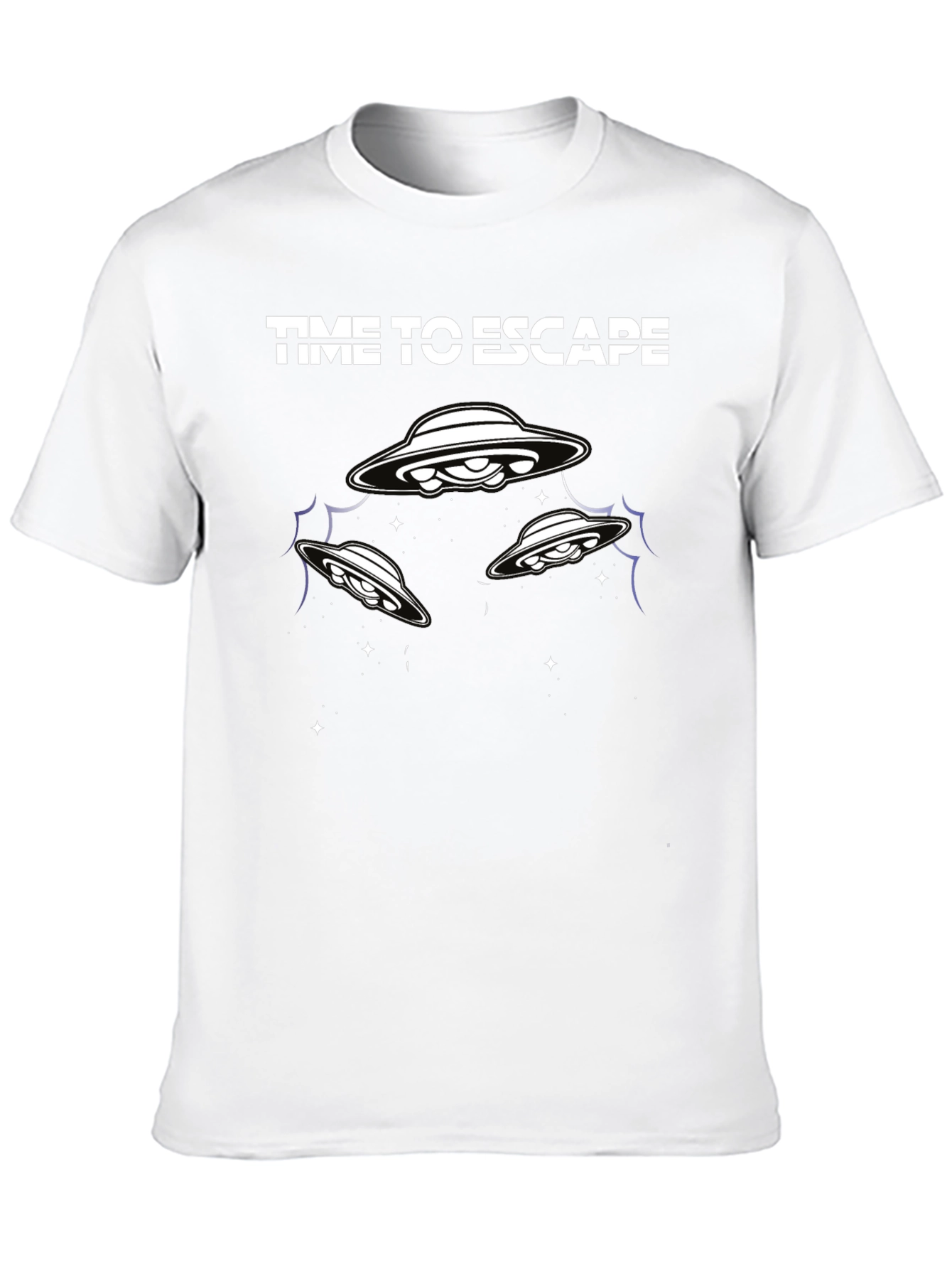 Time To Escape UFO Graphic T-Shirt