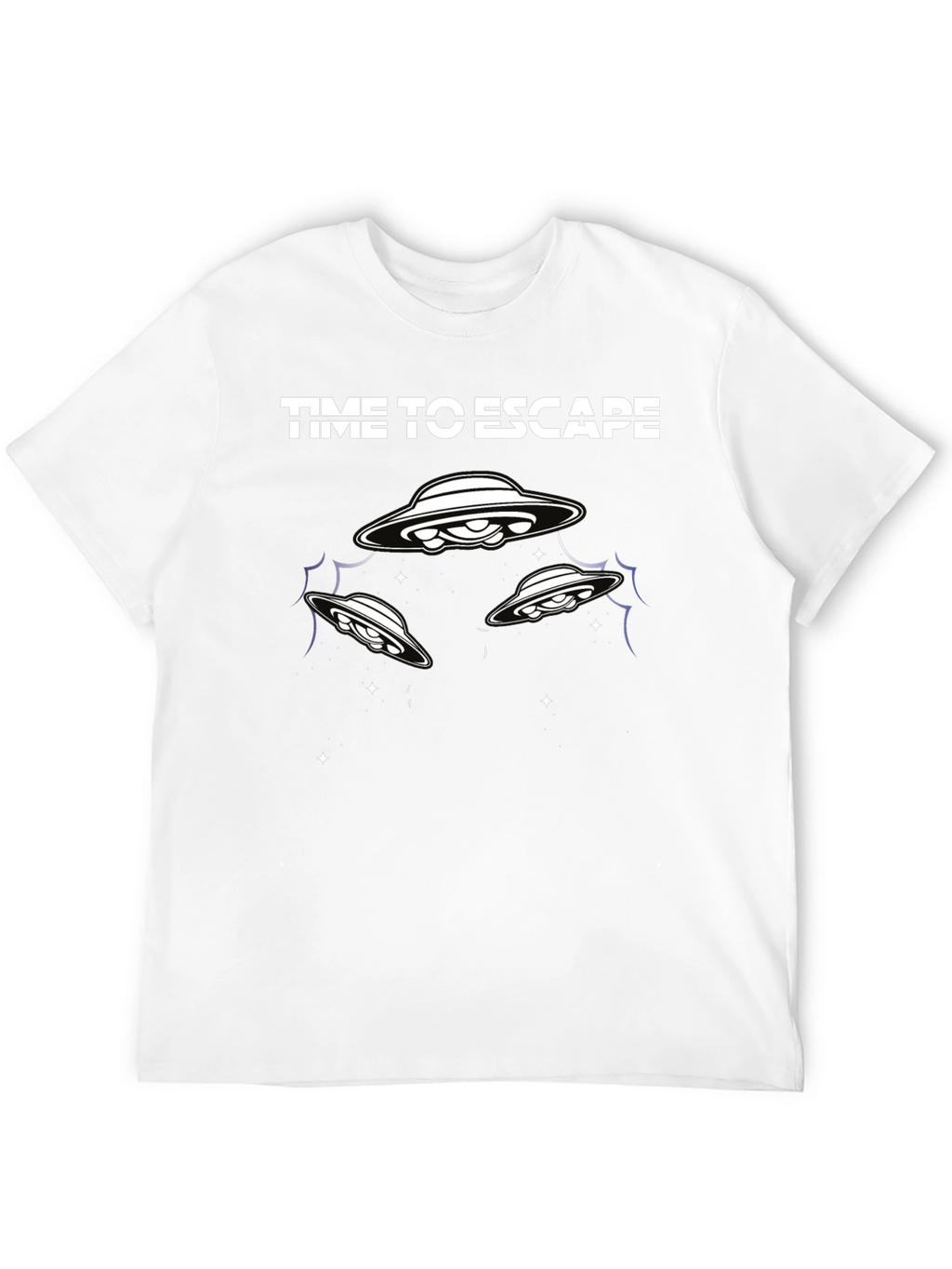 Time To Escape UFO Graphic T-Shirt