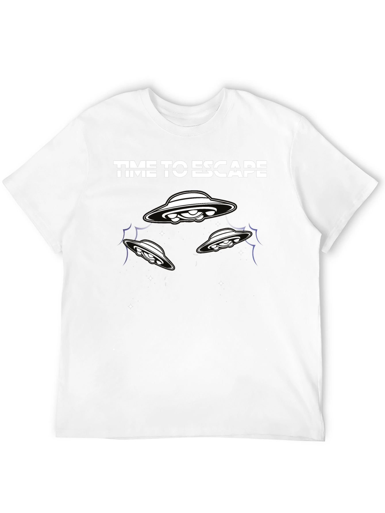 Time To Escape UFO Graphic T-Shirt