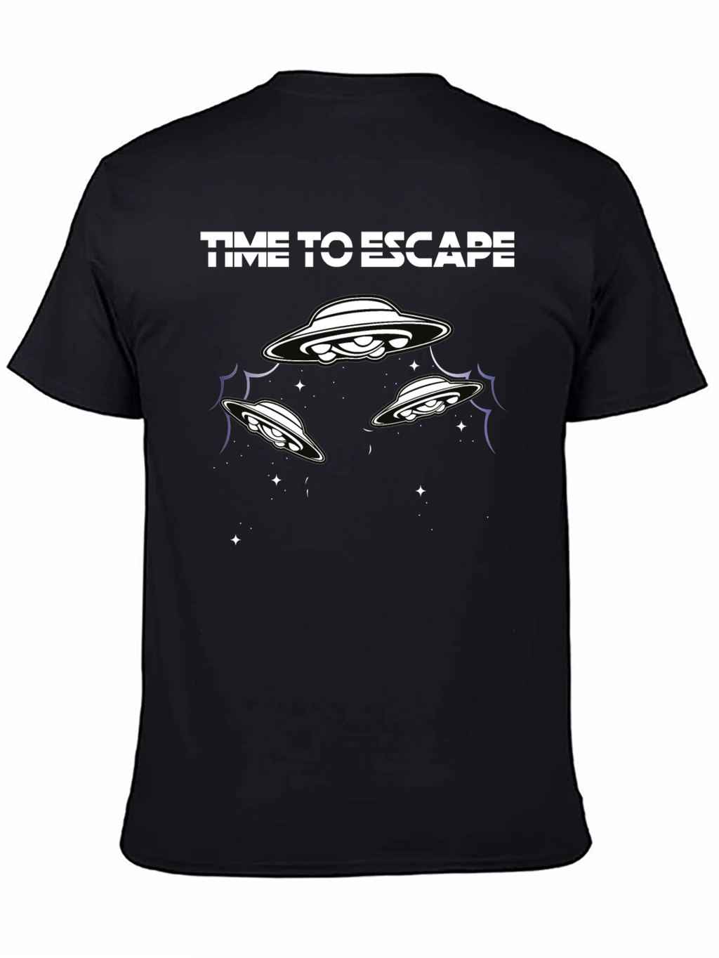 Time To Escape UFO Graphic T-Shirt