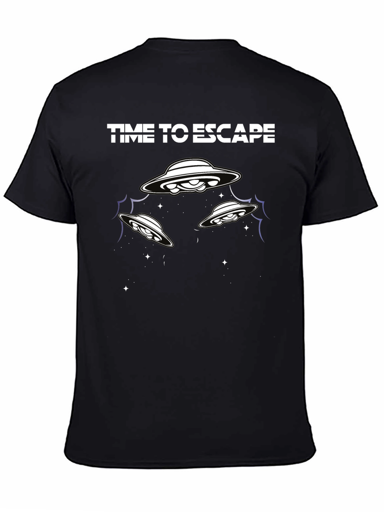 Time To Escape UFO Graphic T-Shirt