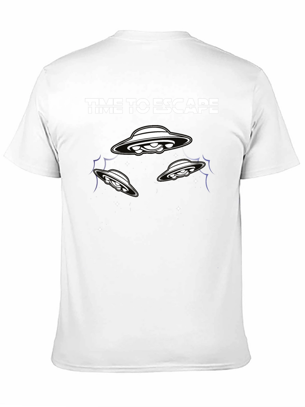 Time To Escape UFO Graphic T-Shirt