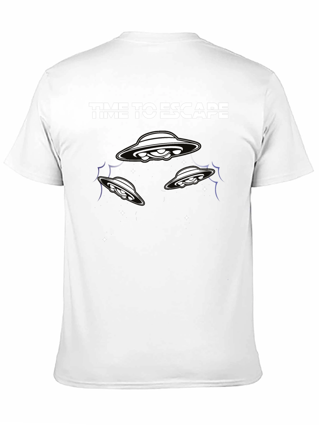 Time To Escape UFO Graphic T-Shirt