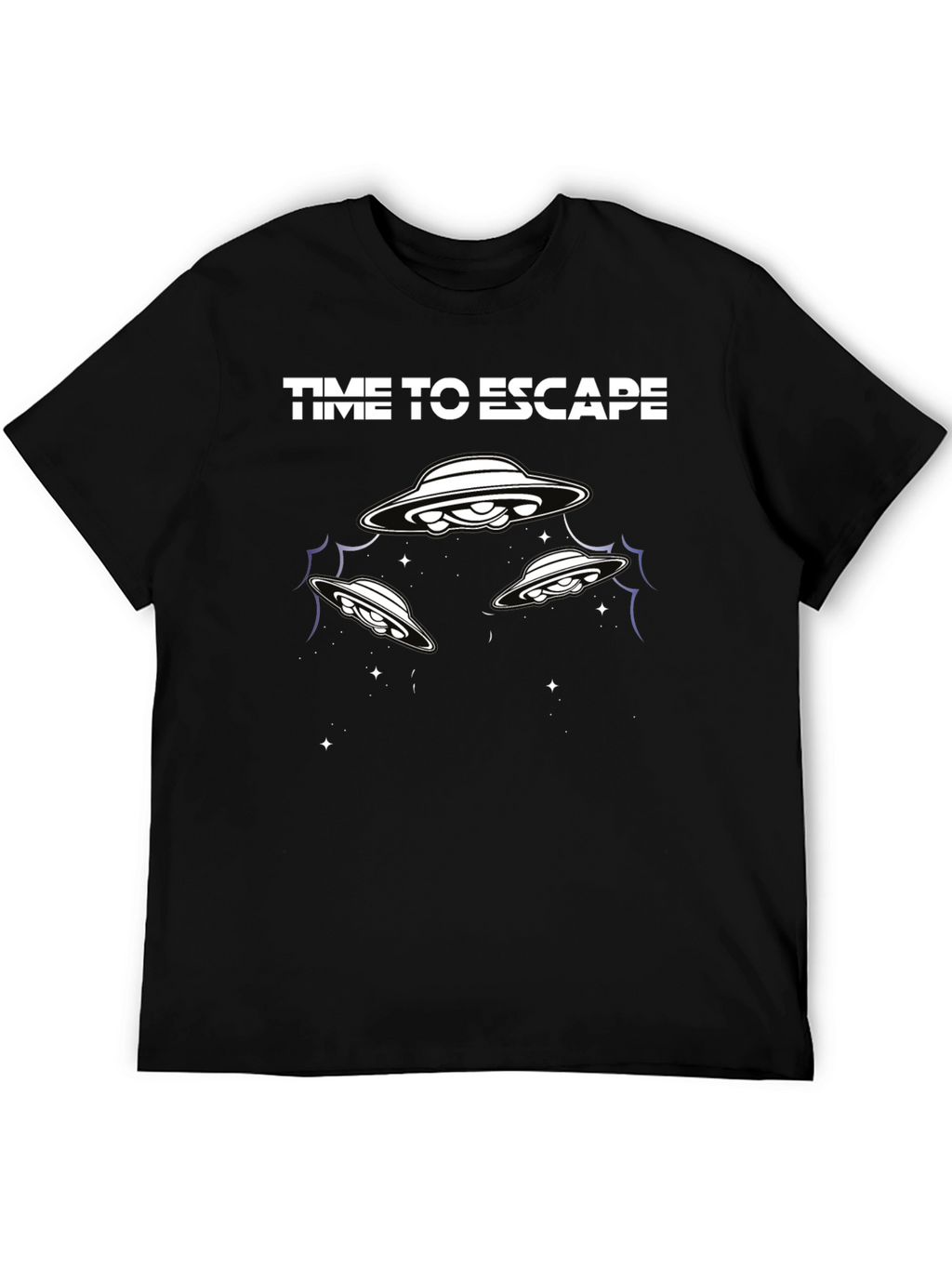 Time To Escape UFO Graphic T-Shirt