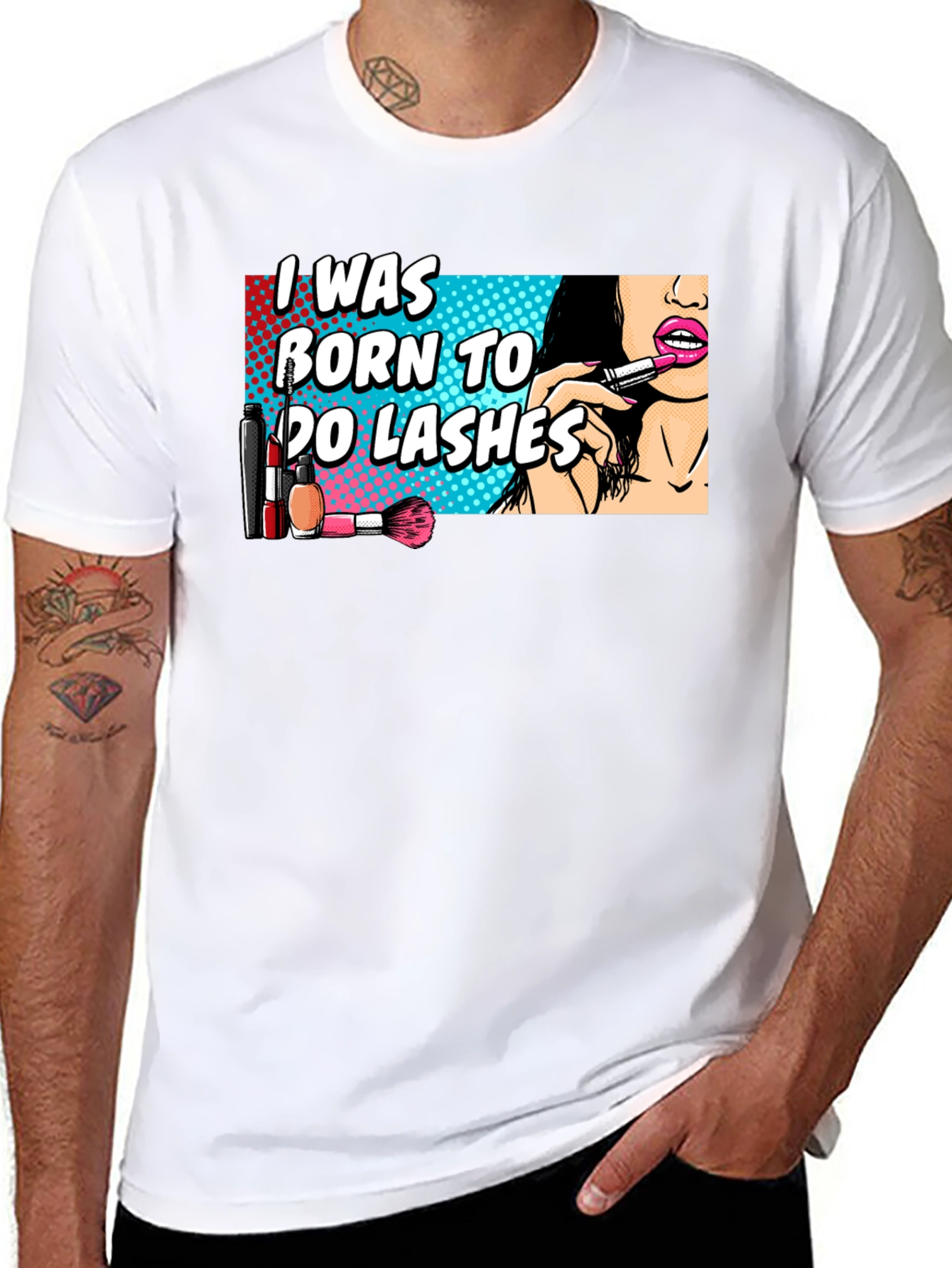 Born to Do Lashes Graphic T-Shirt