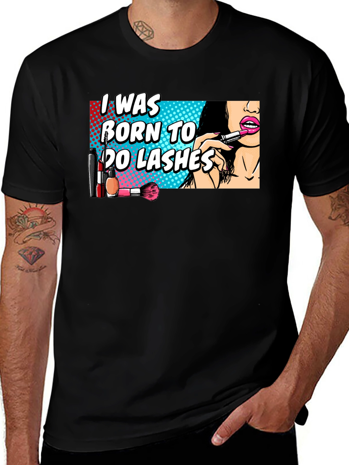 Born to Do Lashes Graphic T-Shirt