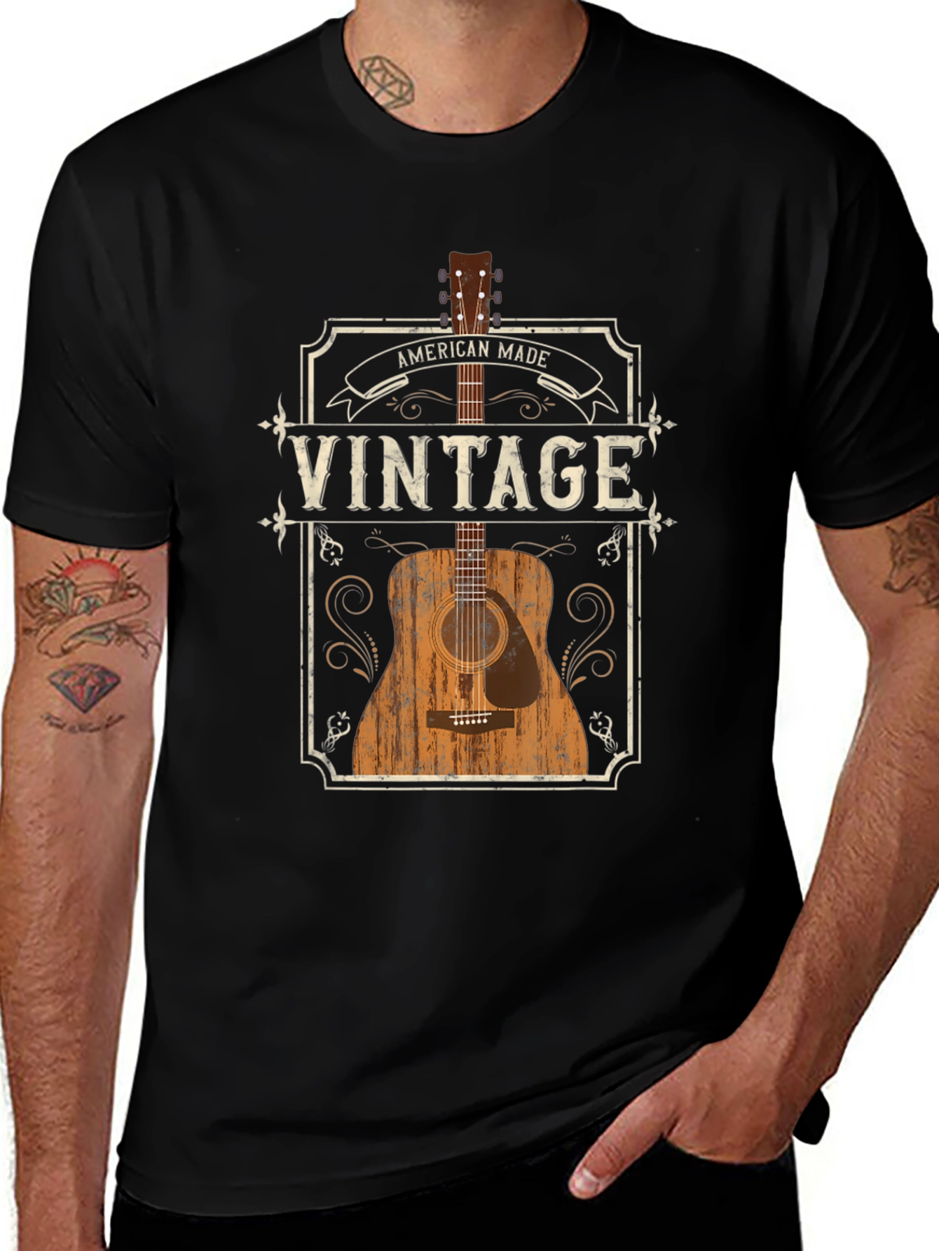 Vintage American Made Guitar T-Shirt