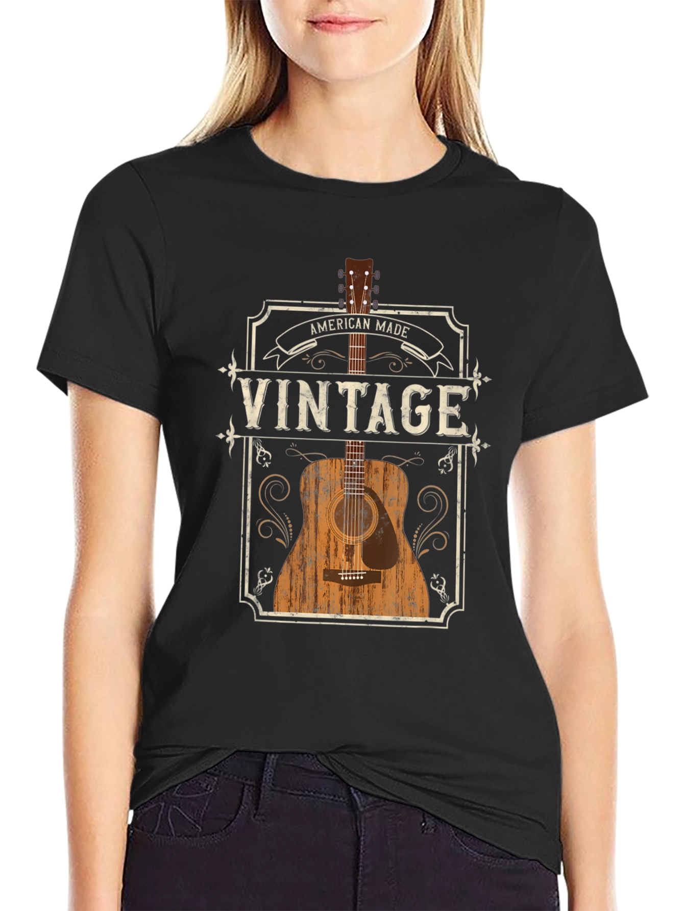 Vintage American Made Guitar T-Shirt