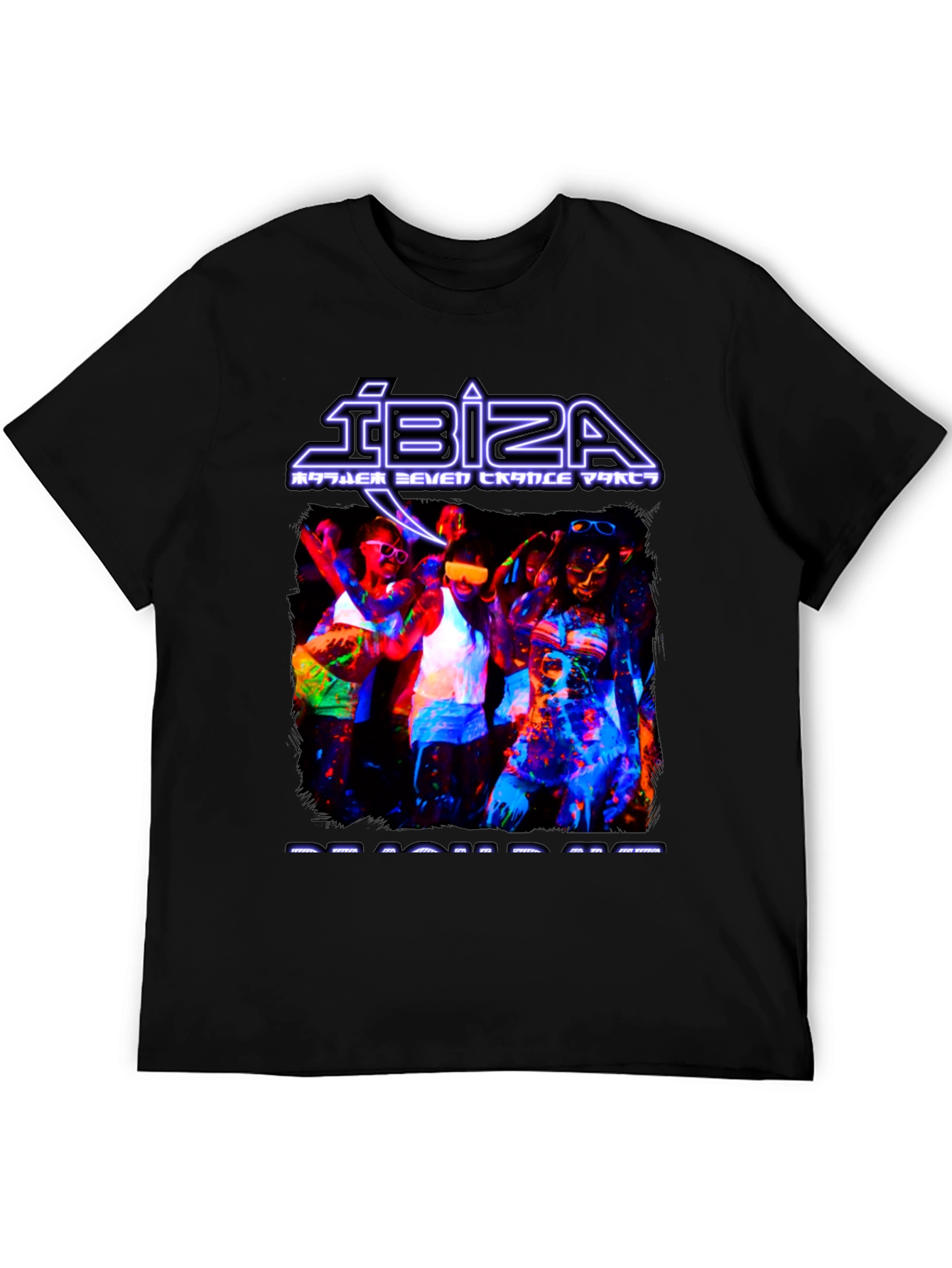Ibiza Beach Rave Graphic T-Shirt