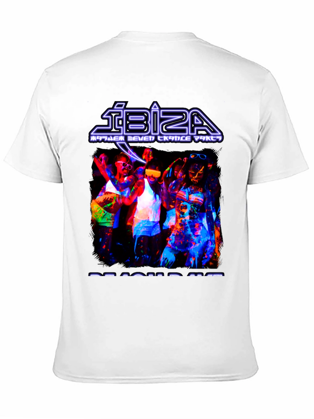 Ibiza Beach Rave Graphic T-Shirt