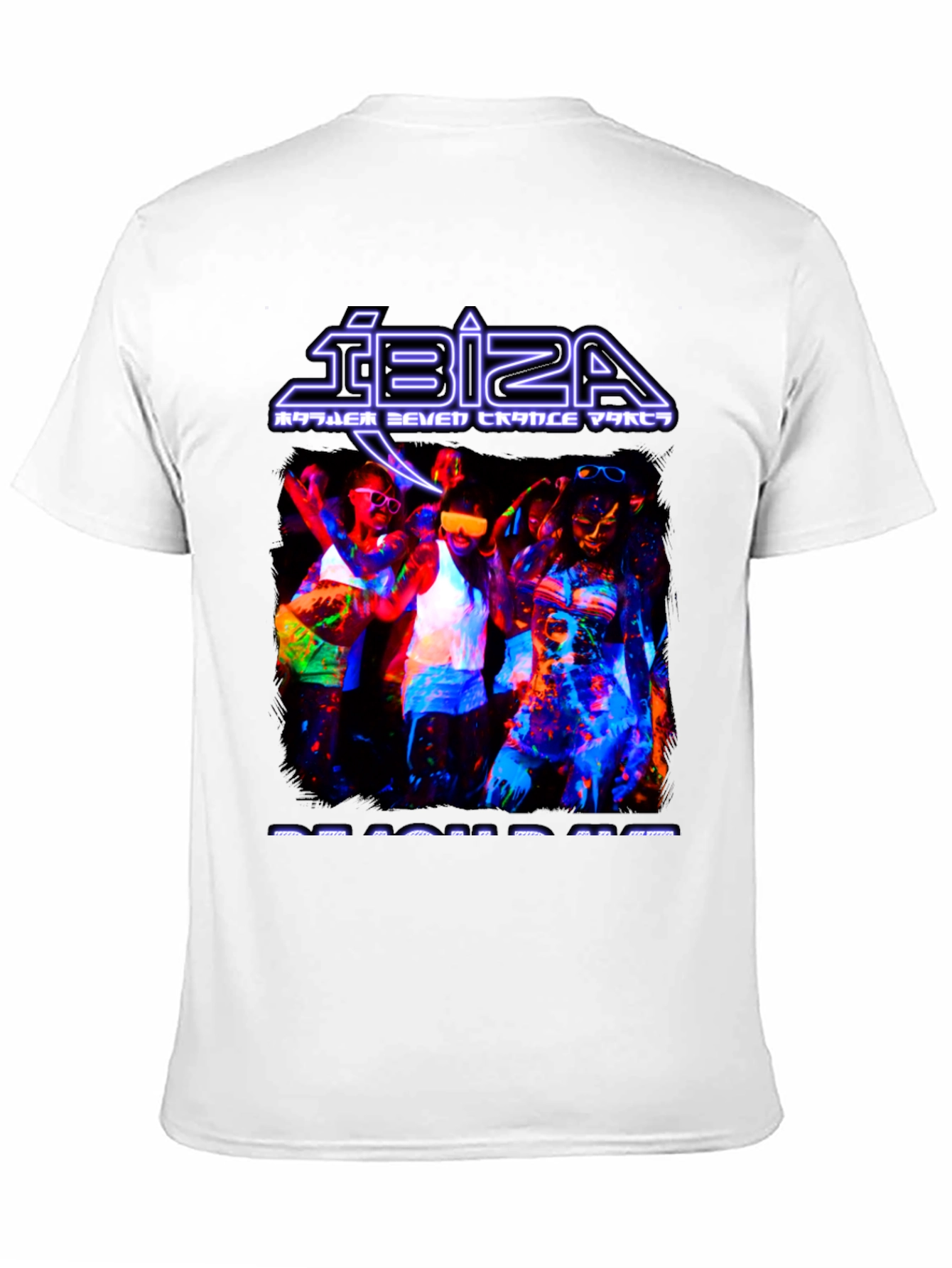 Ibiza Beach Rave Graphic T-Shirt